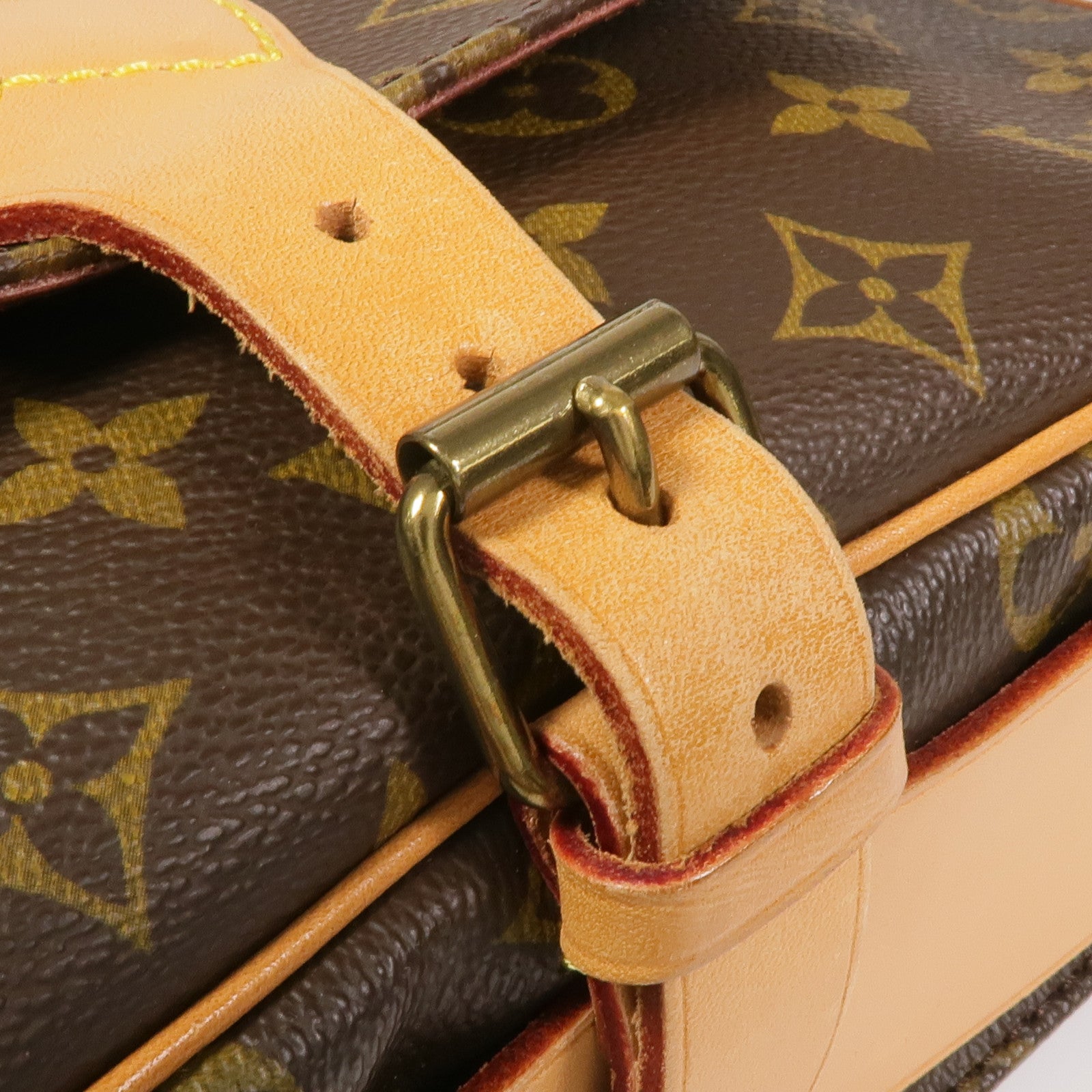 LOUIS VUITTON 【激減優惠】Monogram Cartouchiere GM金扣肩背袋