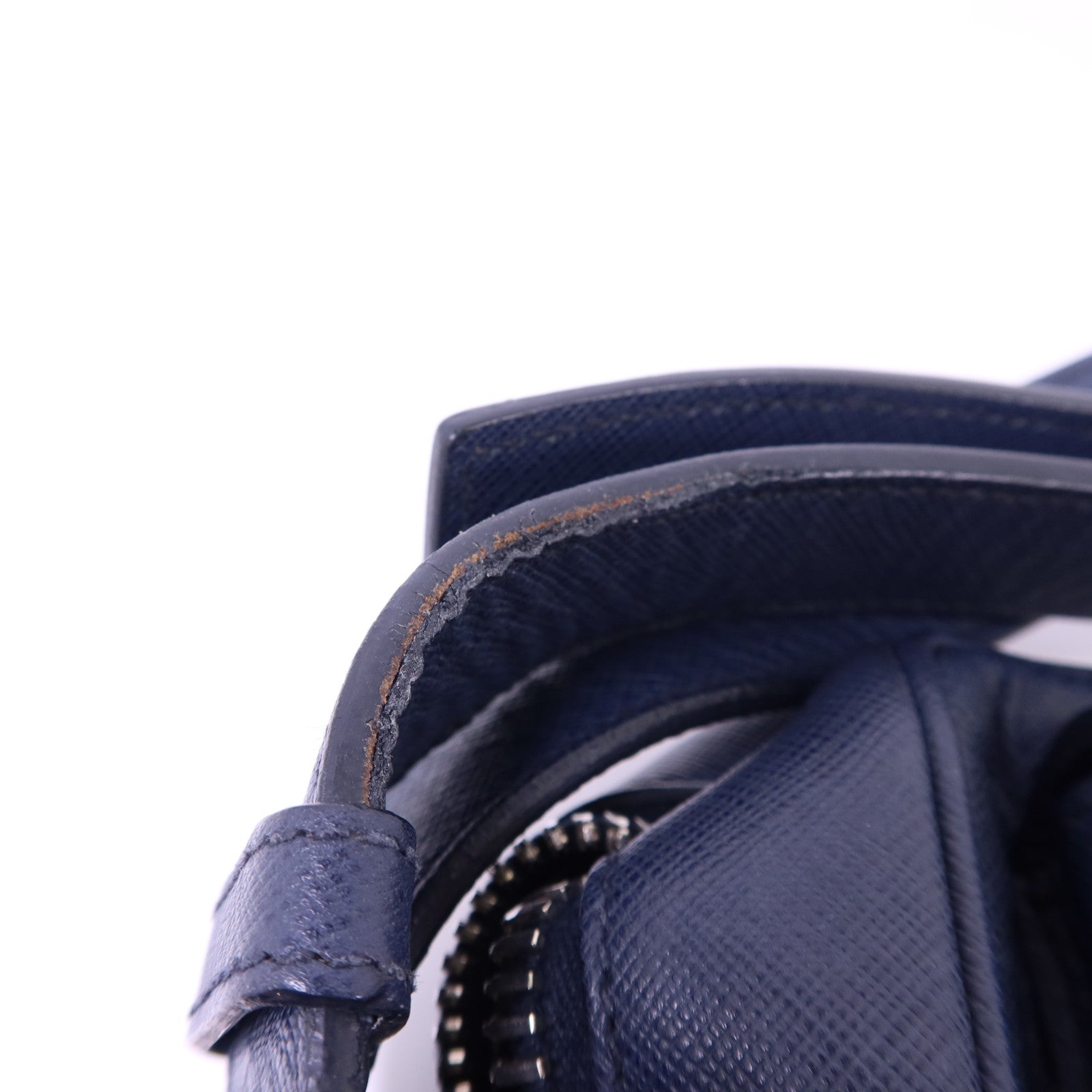 PRADA Saffiano皮革Shoulder Bag銀扣肩背袋