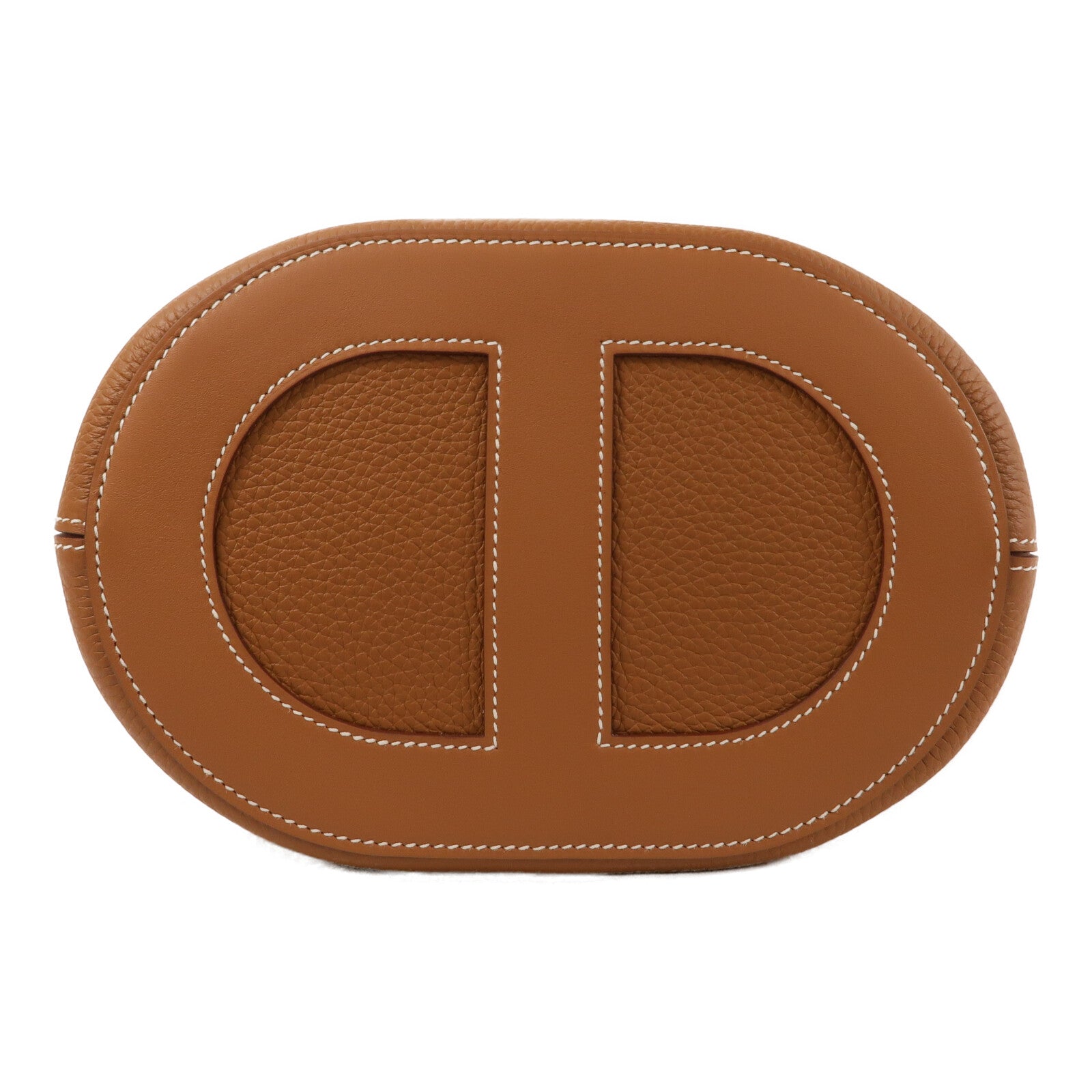 HERMES Clemence皮革In The Loop 23手挽袋Gold