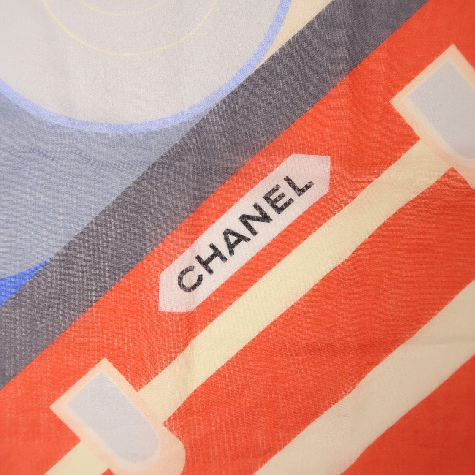 CHANEL 棉質Scarf 60X60絲巾