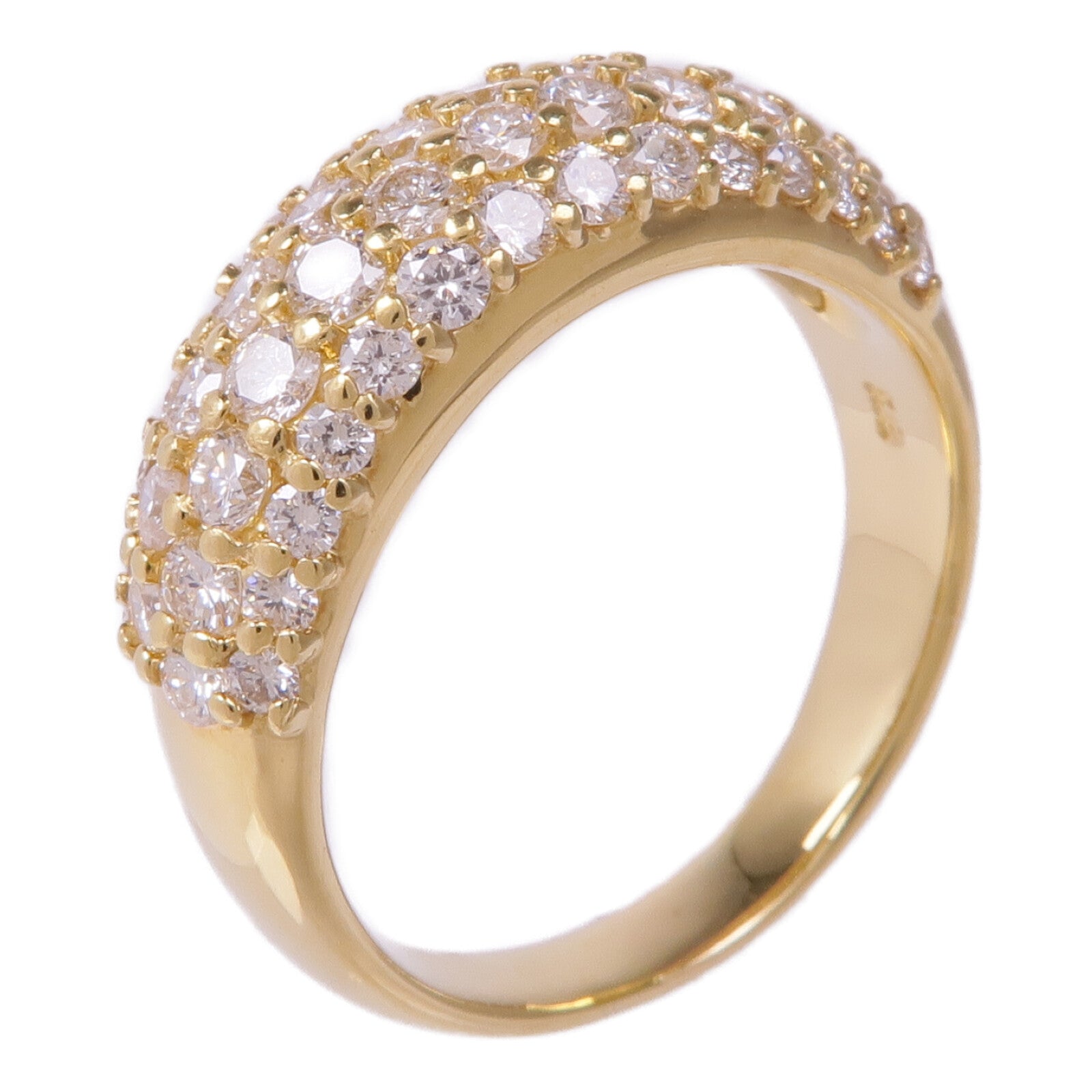 JEWELRY 【激減優惠】18K黃金Diamond Ring鑽石戒指US#7.25