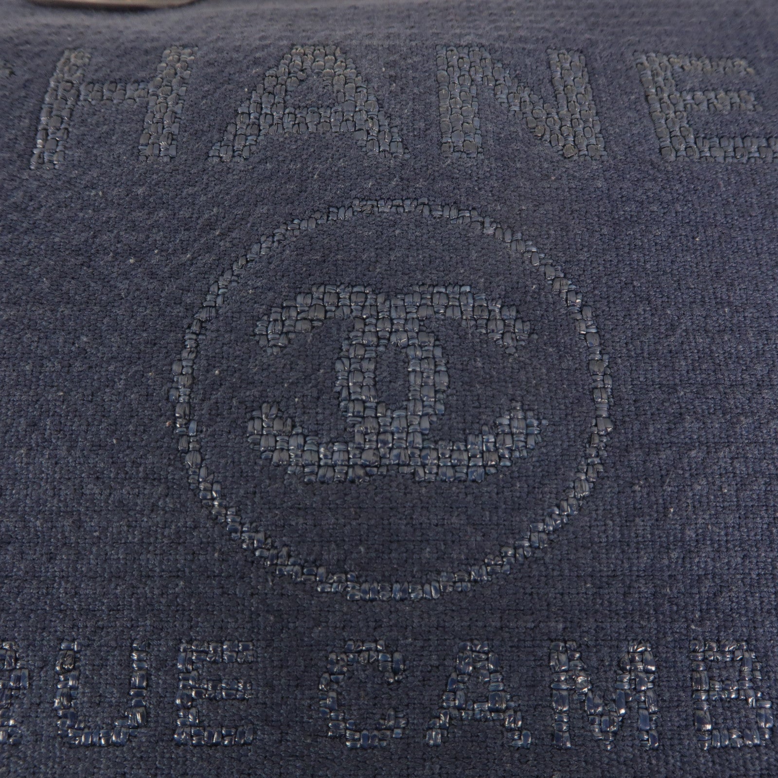 CHANEL 帆布Deauville Tote手挽肩背兩用袋