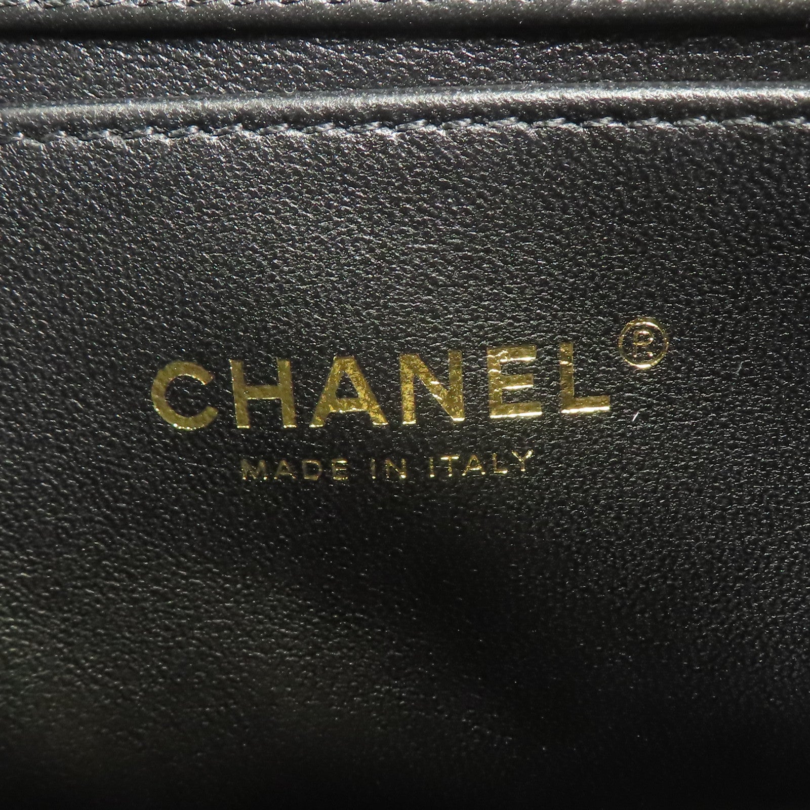 CHANEL 羊皮皮革Boy 20金扣鏈帶肩背袋