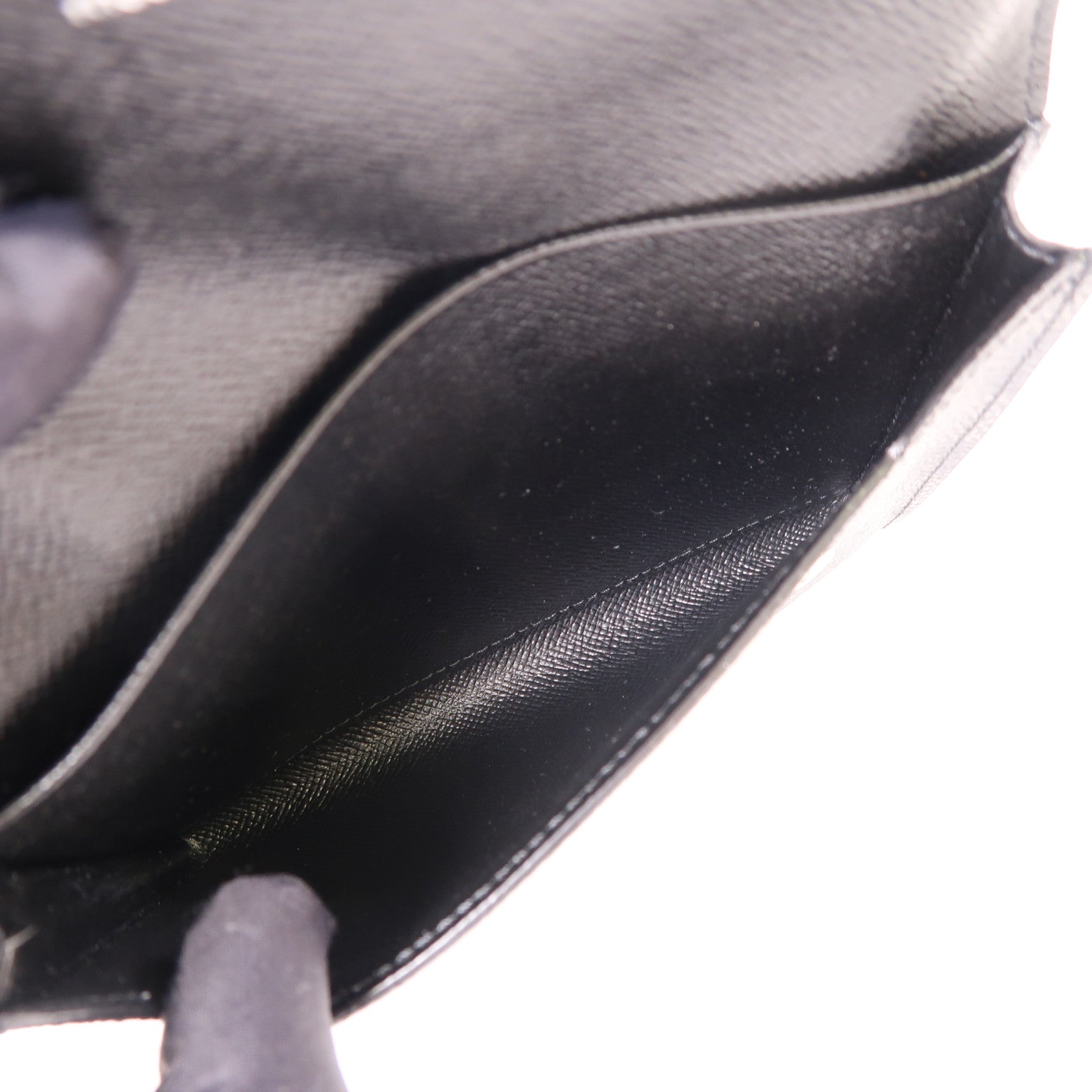 LOUIS VUITTON Damier Graphite Alpha Triple Pouch銀扣錢包