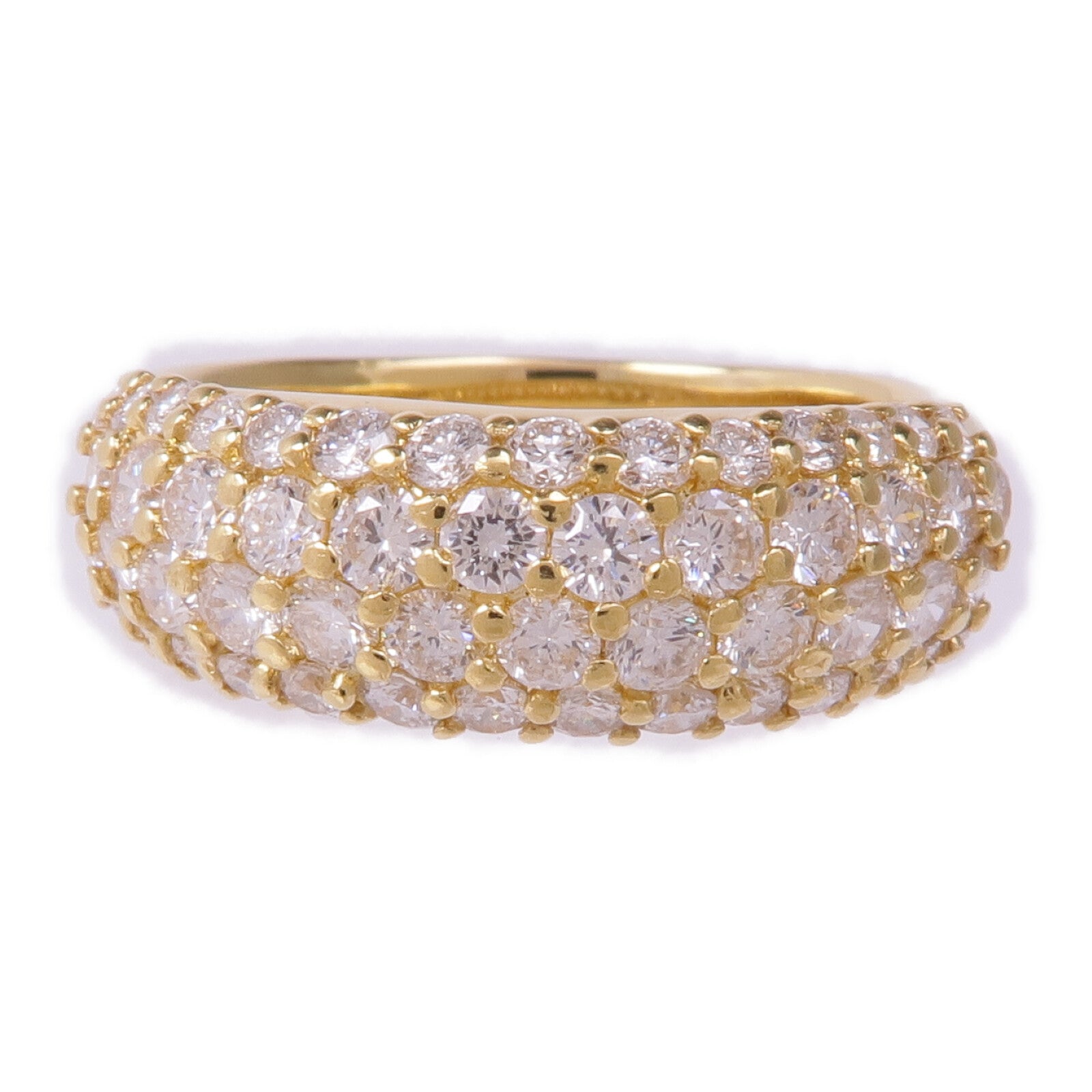 JEWELRY 【激減優惠】18K黃金Diamond Ring鑽石戒指US#7.25