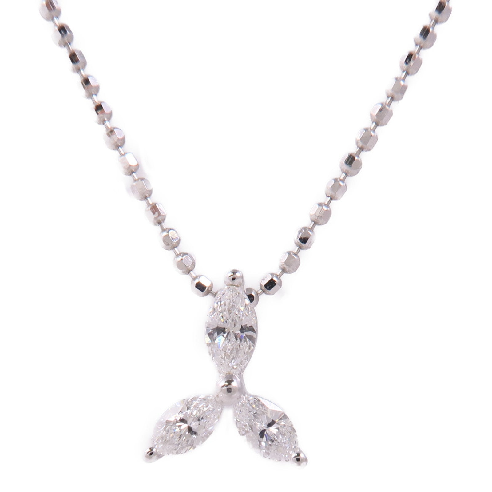 JEWELRY 18K白金Diamond Necklace鑽石項鍊