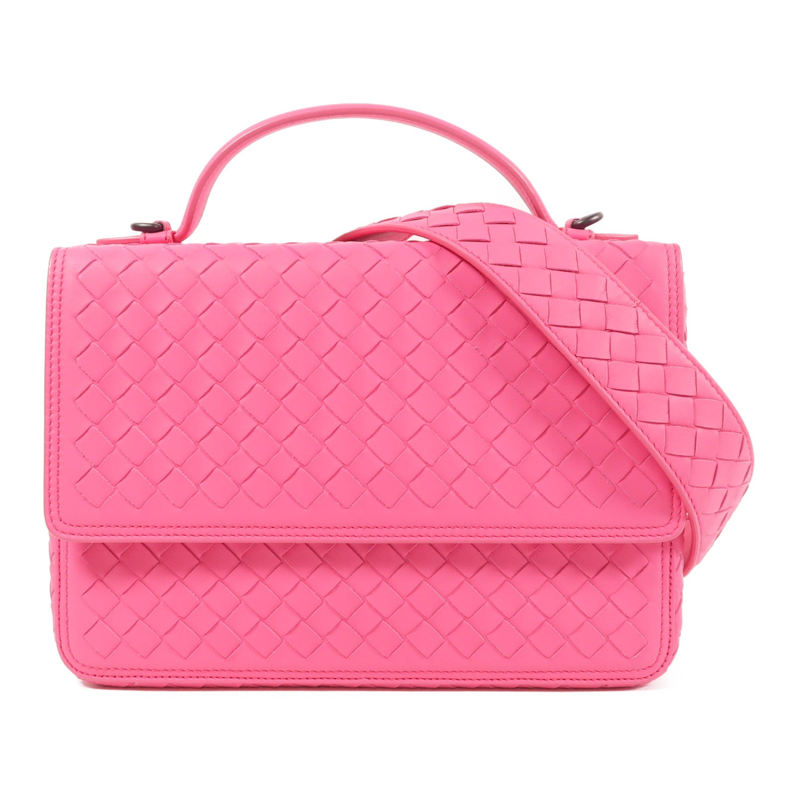 BOTTEGA VENETA 牛皮皮革2 Way Bag手挽肩背兩用袋