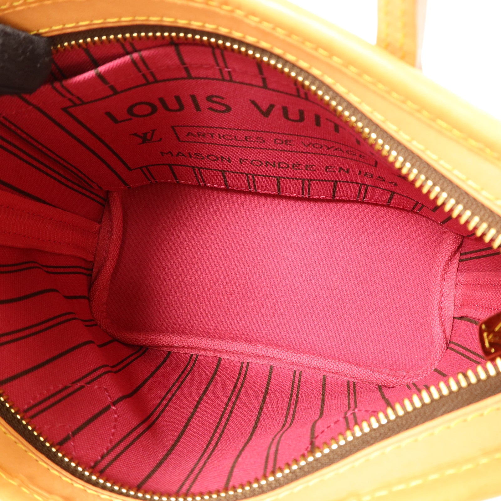 LOUIS VUITTON Monogram Neverfull BB金扣手挽肩背兩用袋