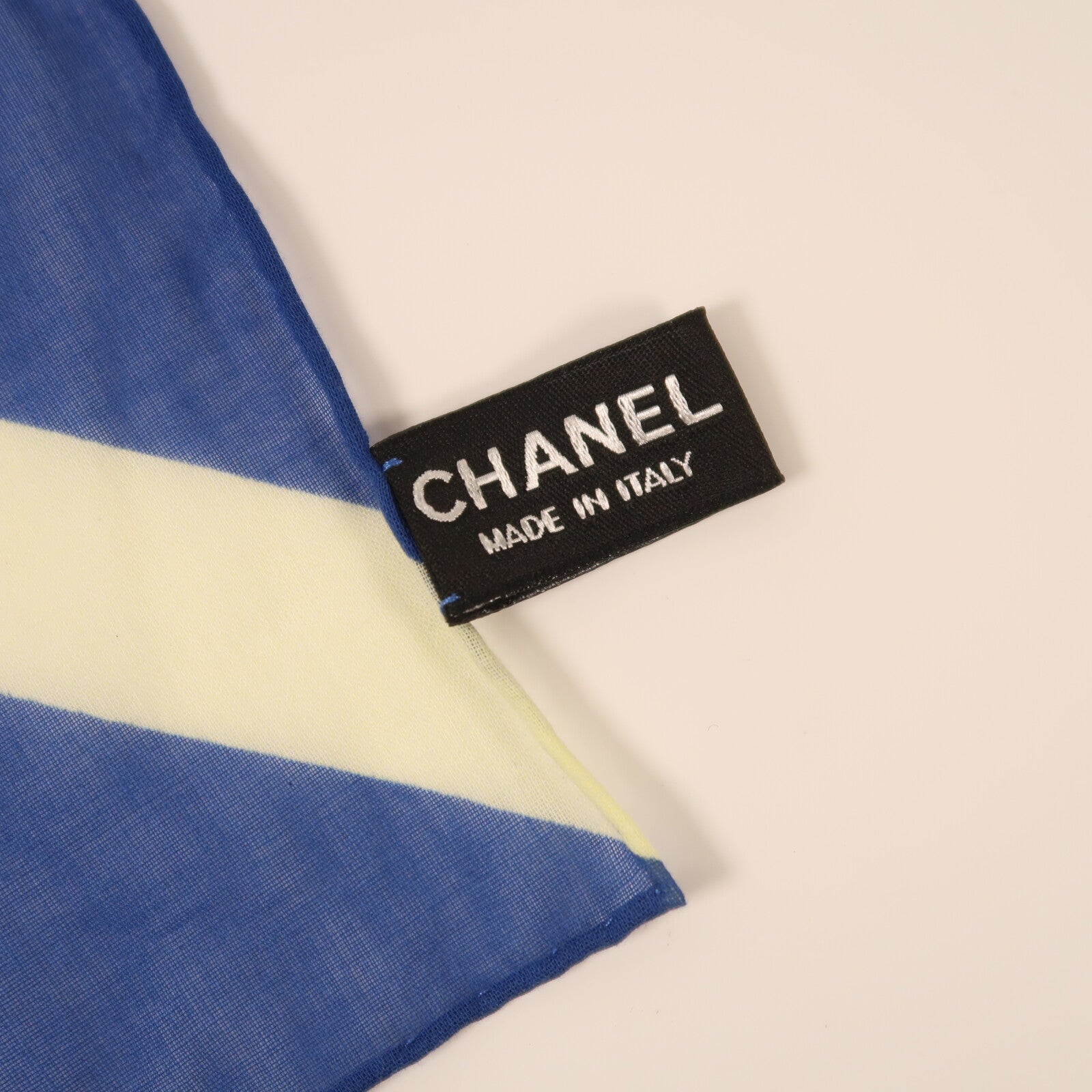 CHANEL 棉質Scarf 60X60絲巾