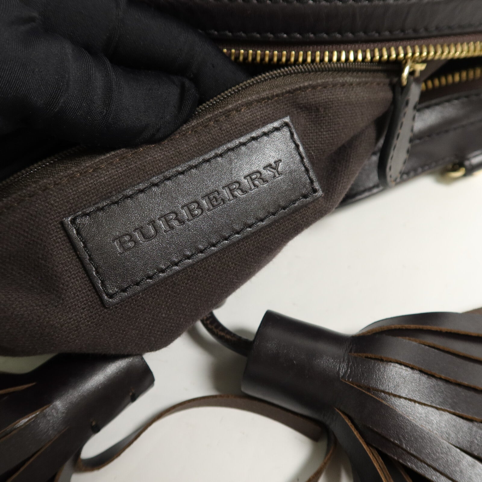 BURBERRY 牛皮皮革2 Way Shoulder手挽肩背兩用袋