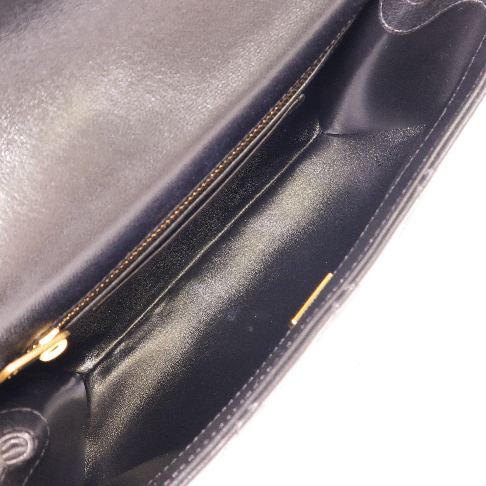 CHANEL 羊皮皮革Shoulder Bag金扣手挽肩背兩用袋