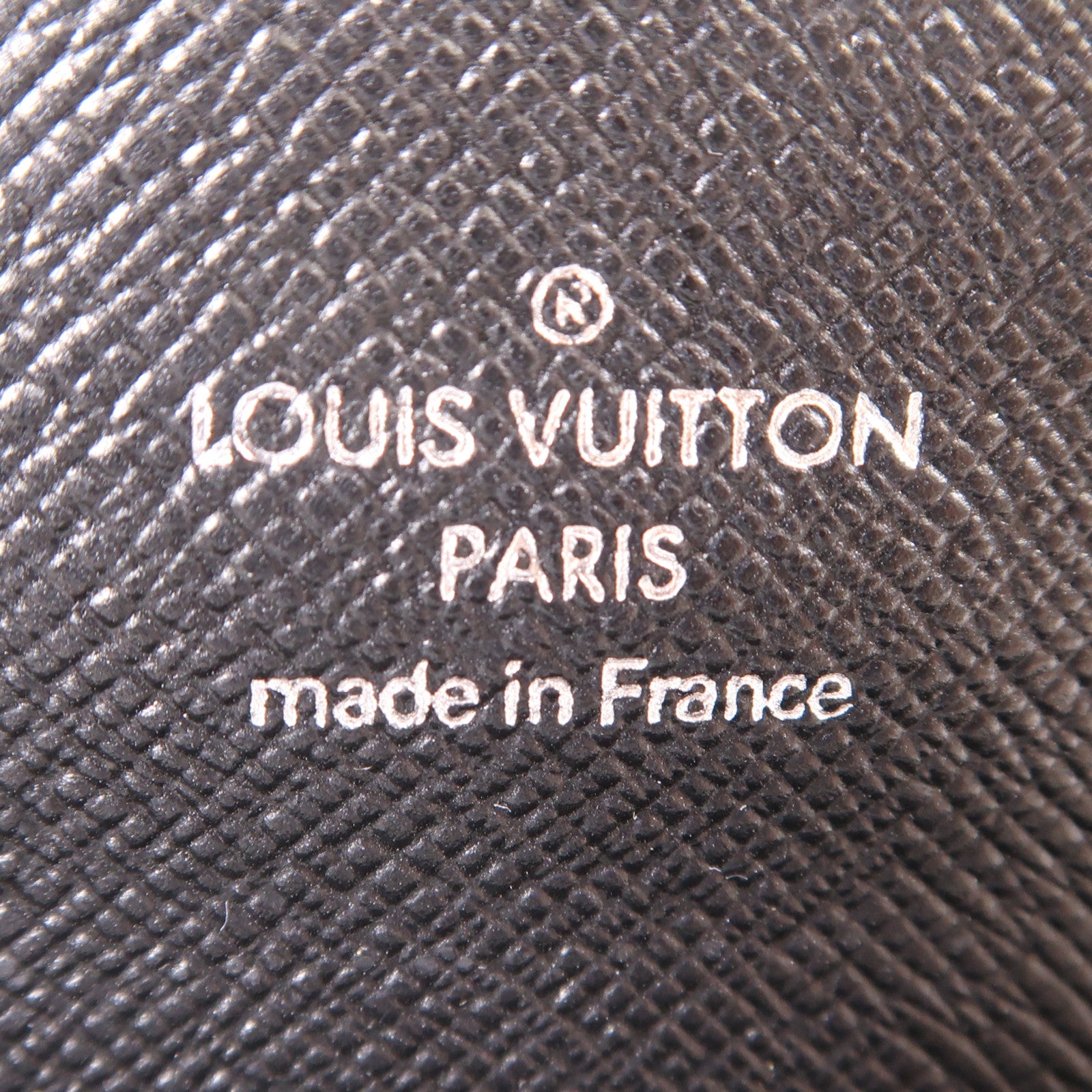 LOUIS VUITTON Damier Graphite Alpha Triple Pouch銀扣錢包