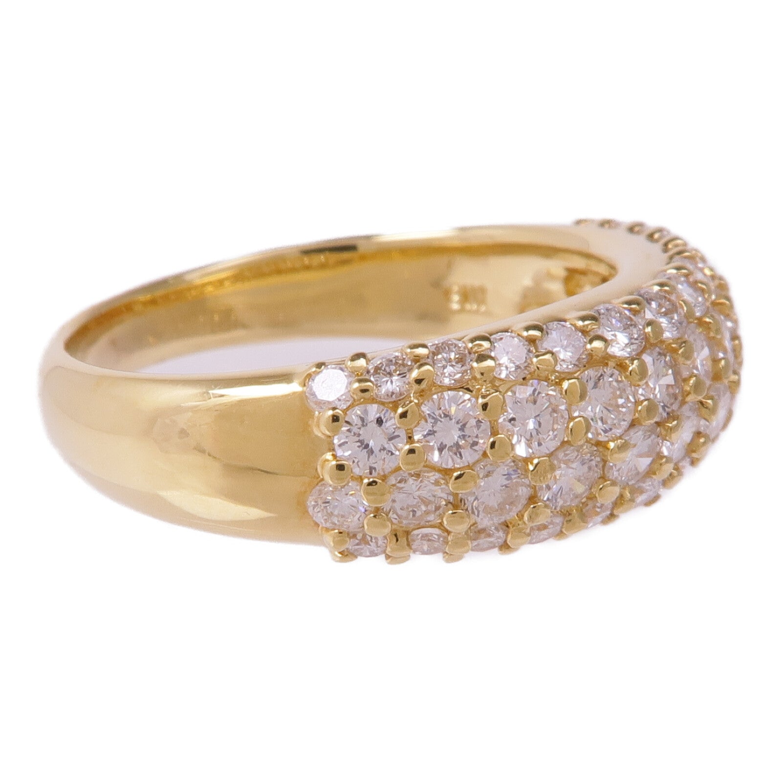 JEWELRY 【激減優惠】18K黃金Diamond Ring鑽石戒指US#7.25