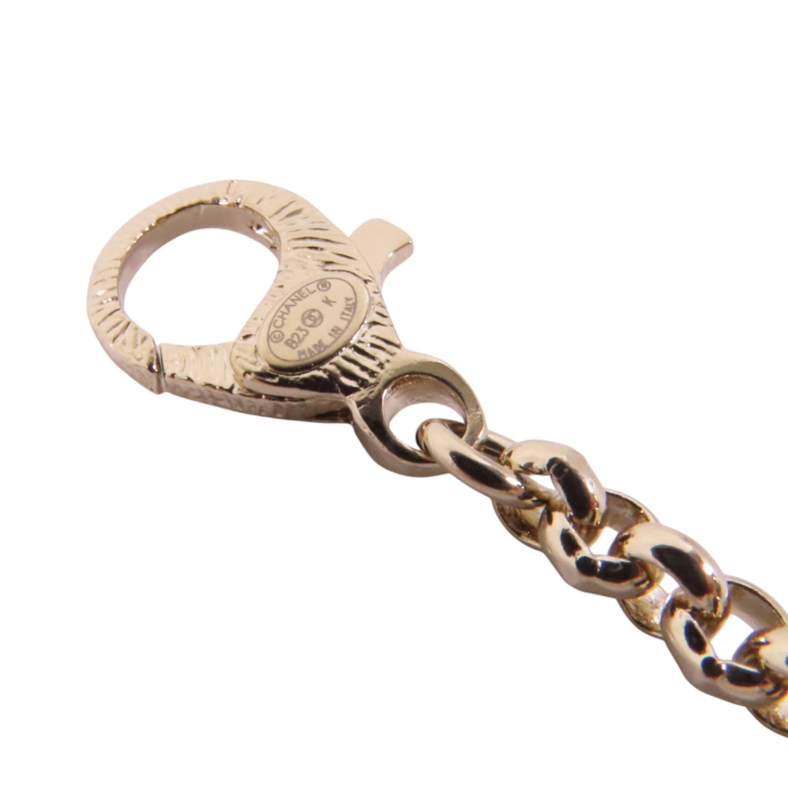 CHANEL 金屬/水鑽Necklace金扣項鏈