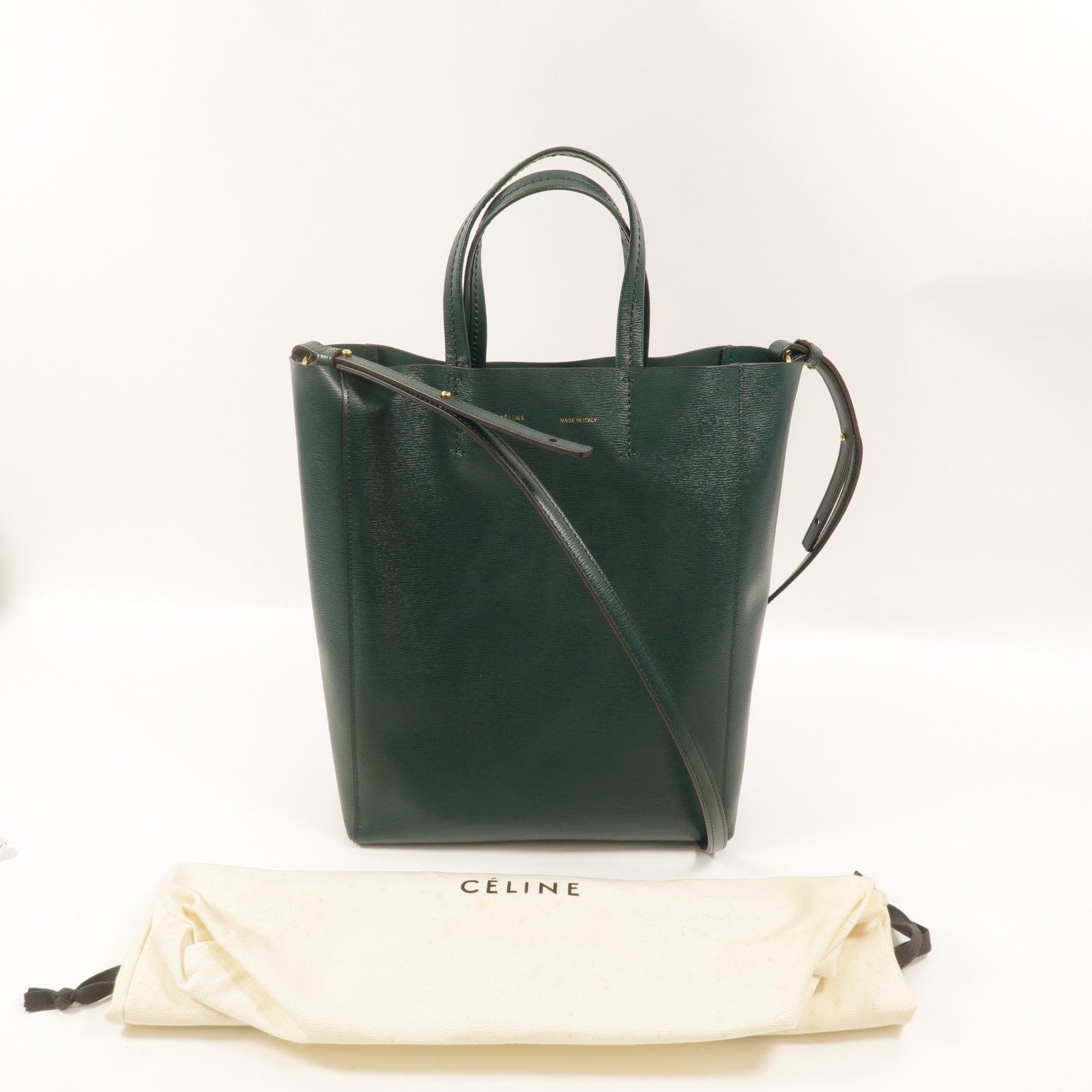 CELINE 牛皮皮革Cabas Small手挽肩背兩用袋