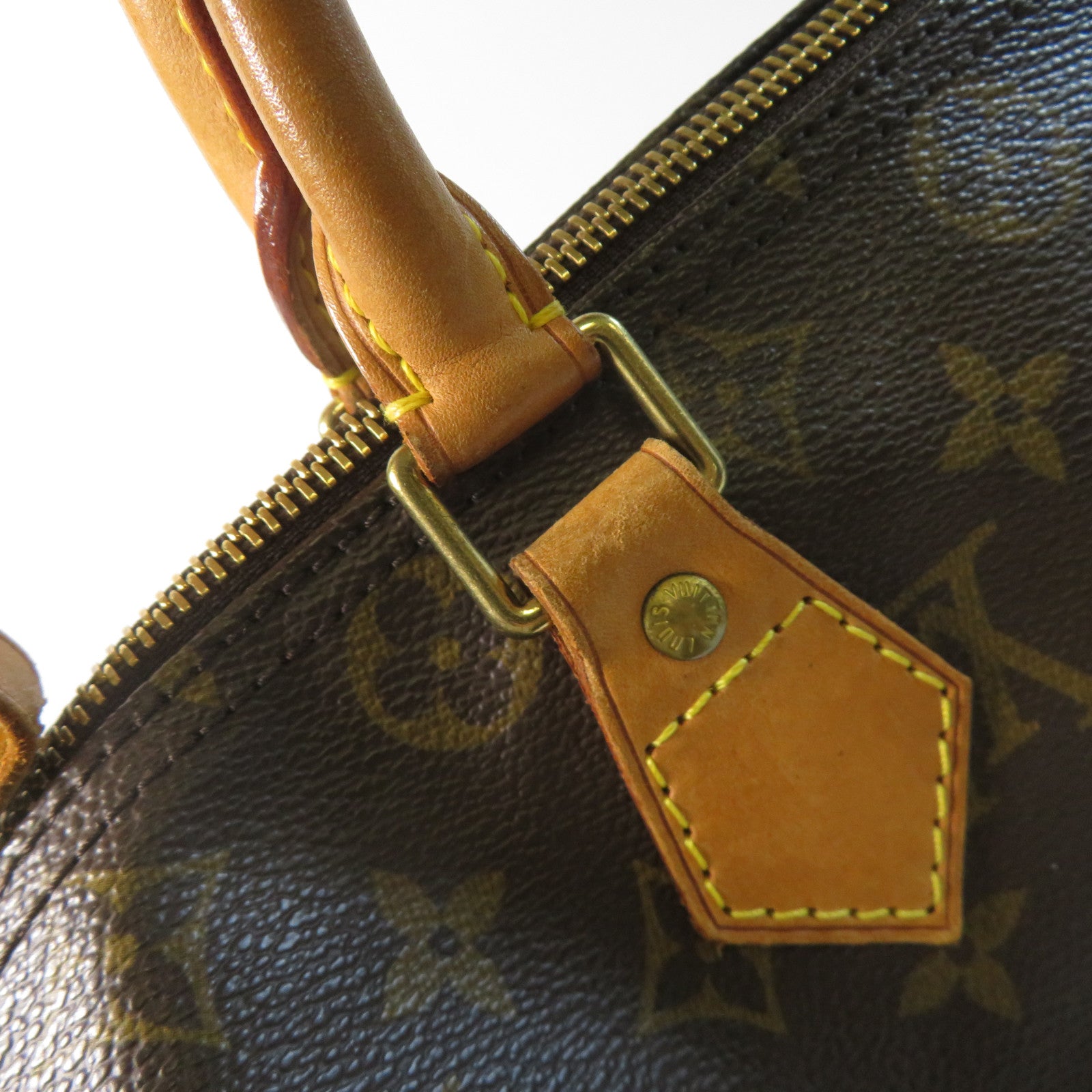 LOUIS VUITTON Monogram Speedy 30金扣手挽袋啡色