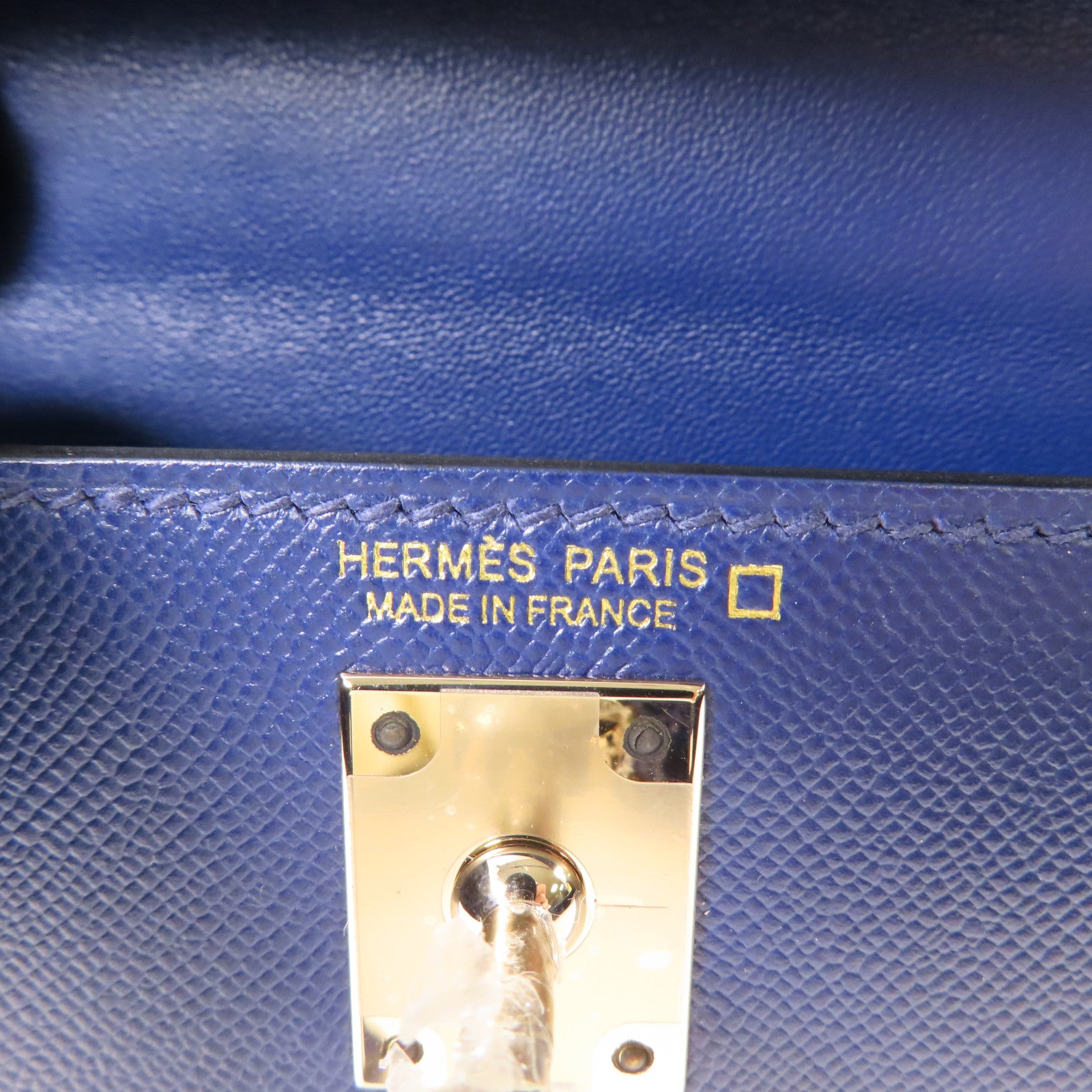 HERMES 【激減優惠】牛皮/鱷魚皮革Mini Kelly銀扣手挽肩背兩用袋