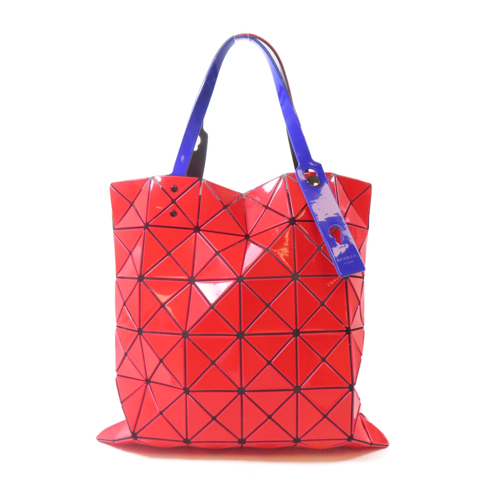 BAOBAO ISSEYMIYAKE PVC Shoulder Bag手挽袋紅色/紫色