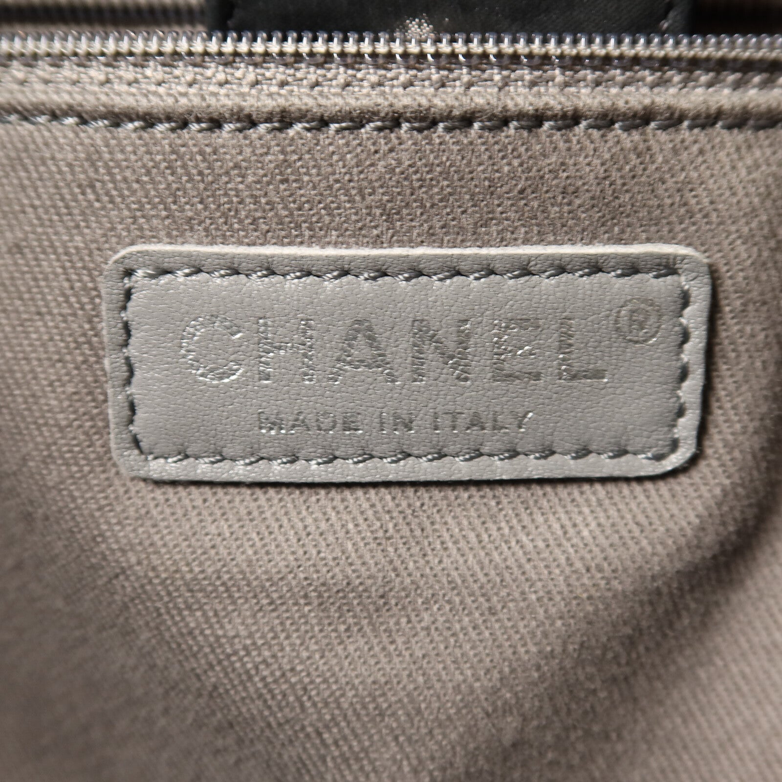 CHANEL 牛皮皮革Shoulder Bag銀扣手挽肩背兩用袋