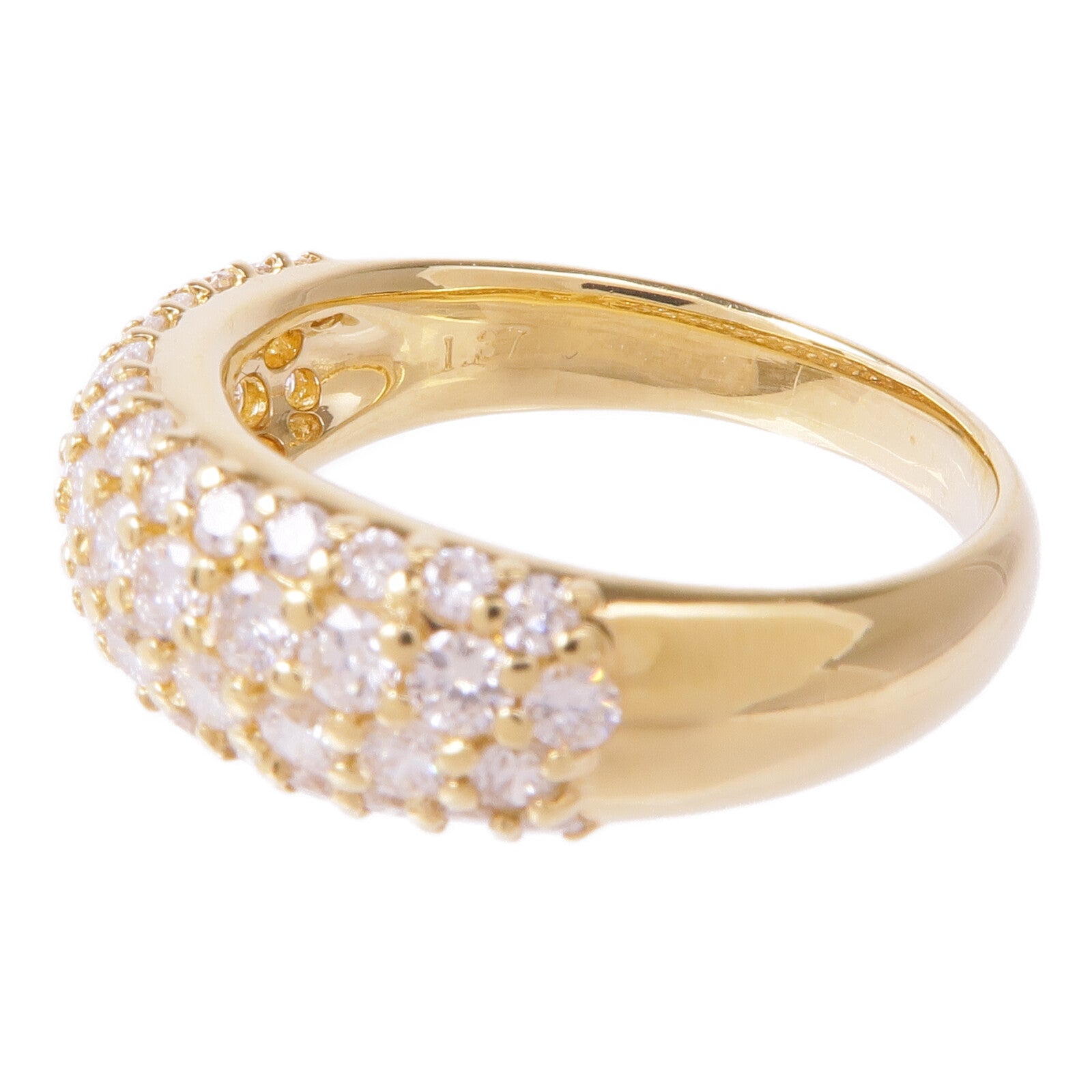 JEWELRY 【激減優惠】18K黃金Diamond Ring鑽石戒指US#7.25