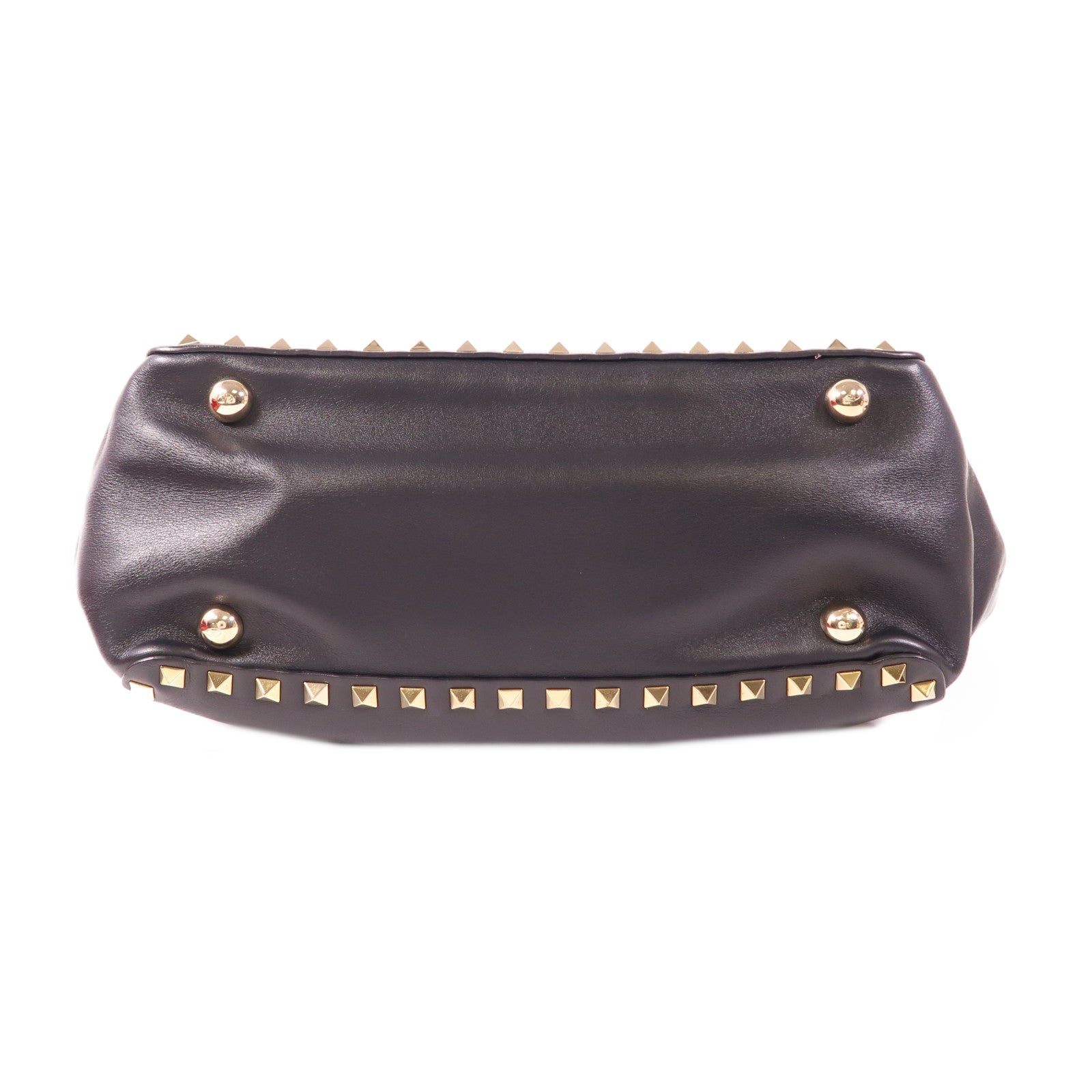 Valentino 牛皮皮革2 Way Shoulder金扣手挽肩背兩用袋