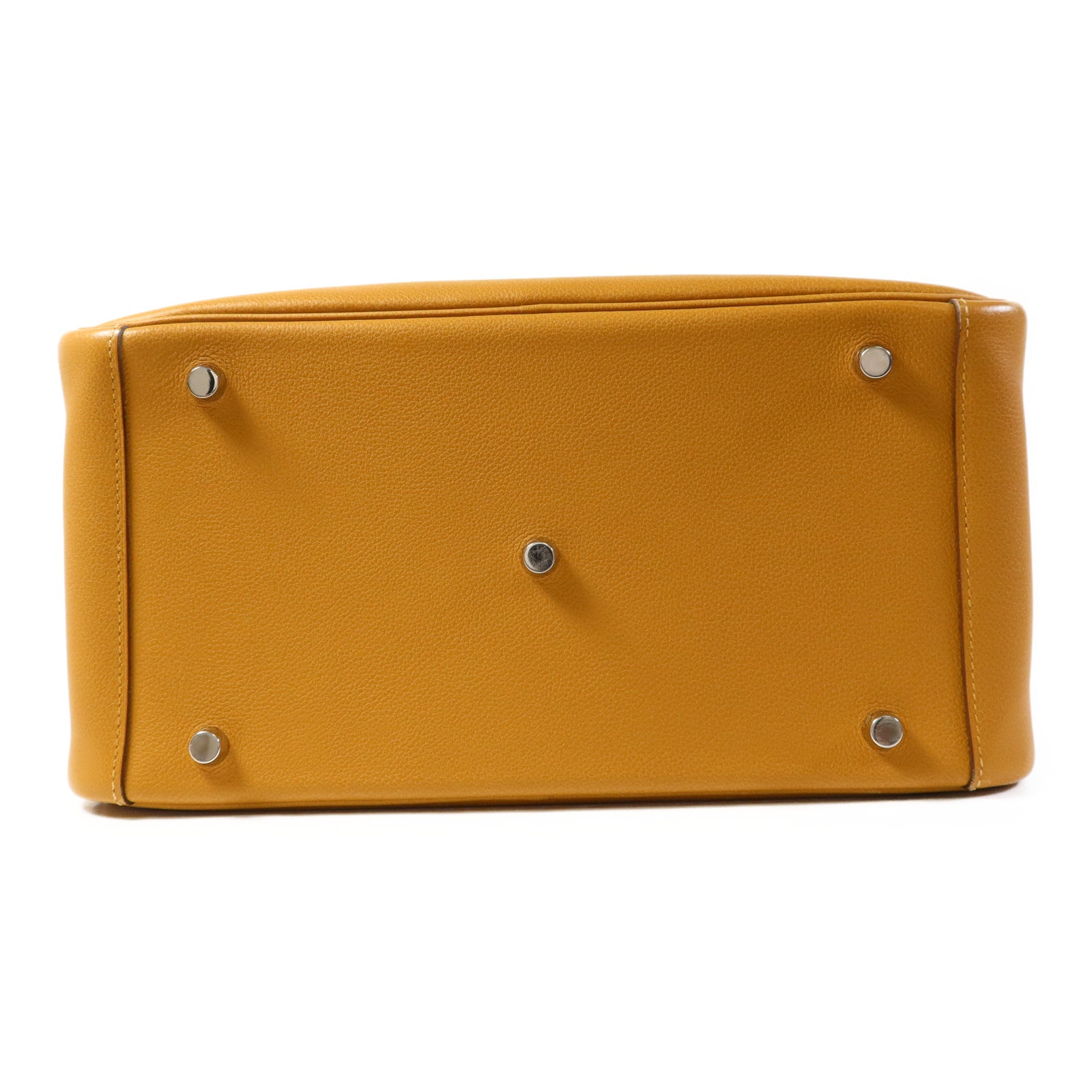 HERMES Evercolor皮革Lindy 30銀扣手挽肩背兩用袋Sesame