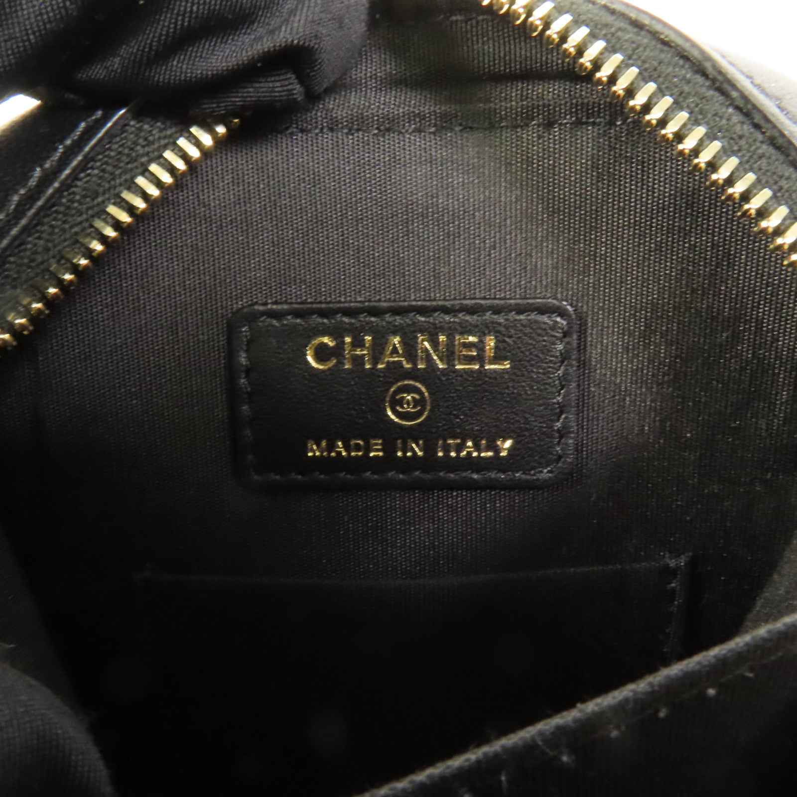 CHANEL 羊皮皮革Chain Shoulder金扣鏈帶肩背袋