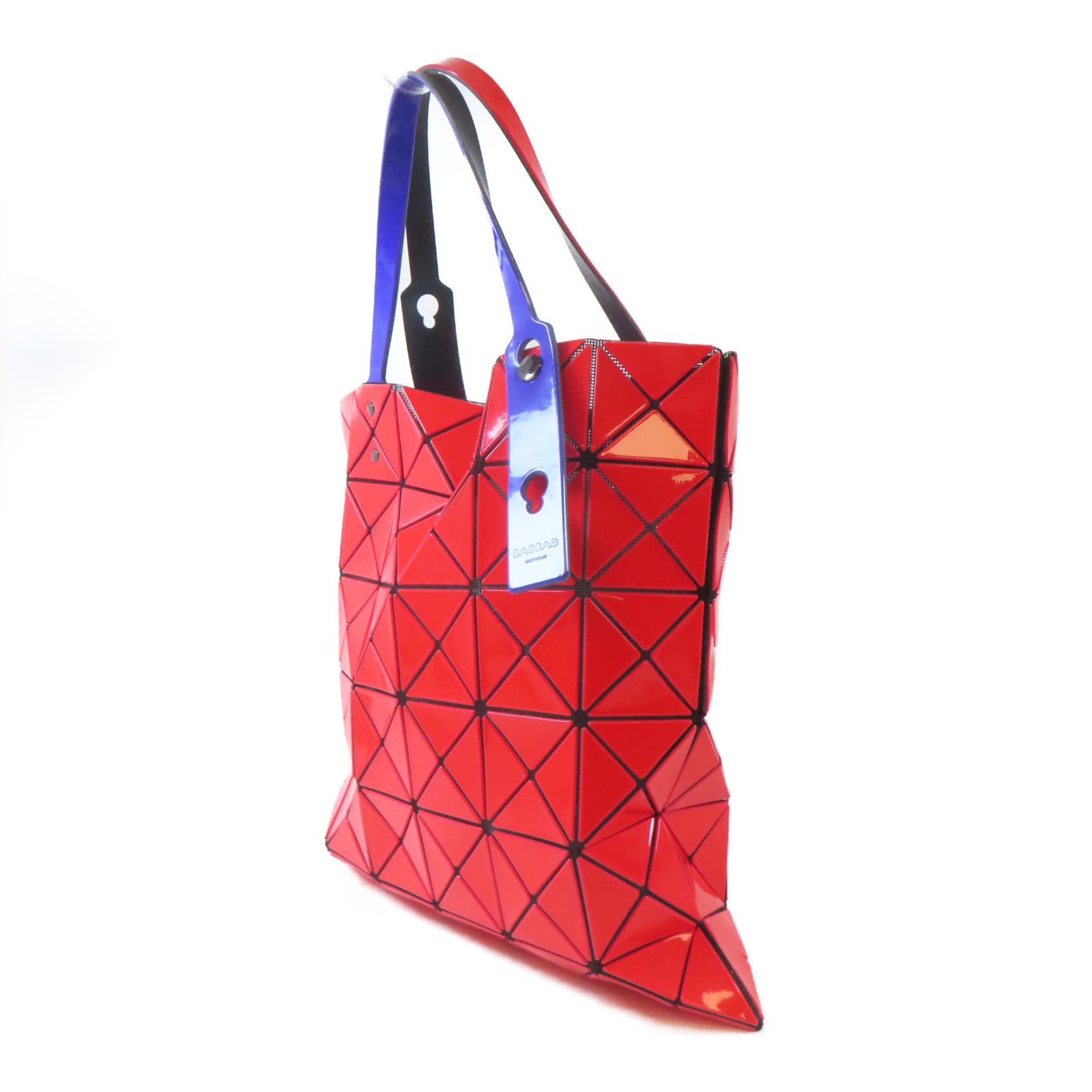 BAOBAO ISSEYMIYAKE PVC Shoulder Bag手挽袋紅色/紫色