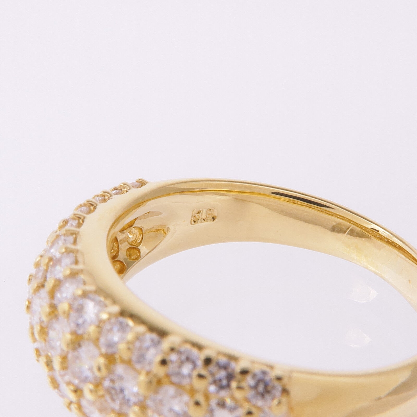 JEWELRY 【激減優惠】18K黃金Diamond Ring鑽石戒指US#7.25