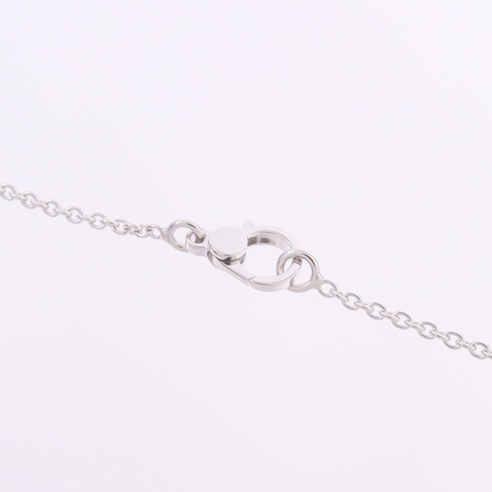 HERMES 18K白金Finesse Pendant鑽石項鍊