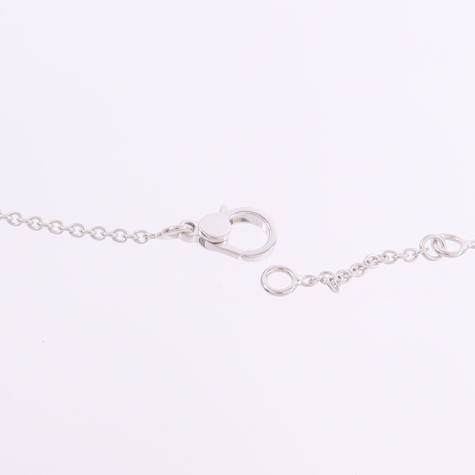 HERMES 18K白金Finesse Pendant鑽石項鍊