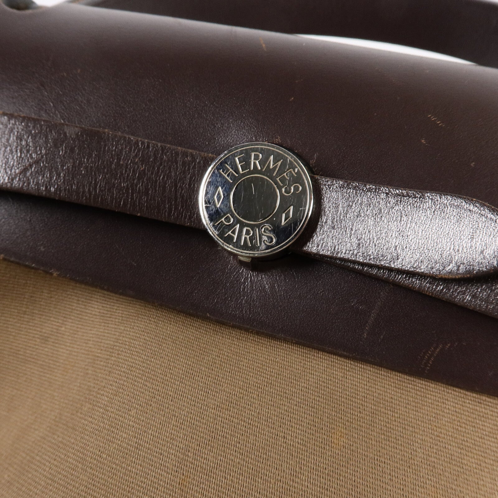 HERMES 帆布Herbag PM手挽肩背兩用袋