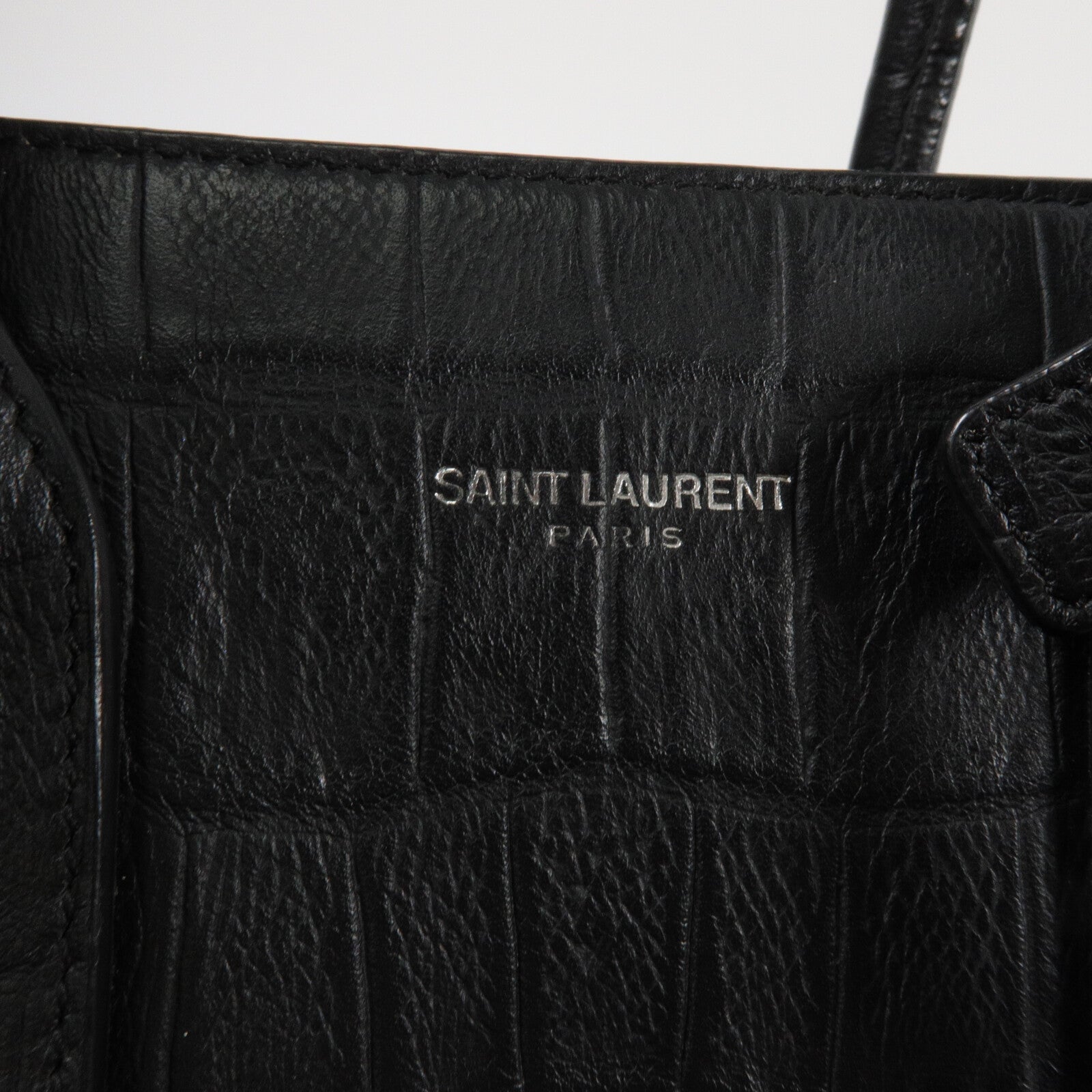 SAINT LAURENT 牛皮皮革Sac De Jour Baby手挽肩背兩用袋