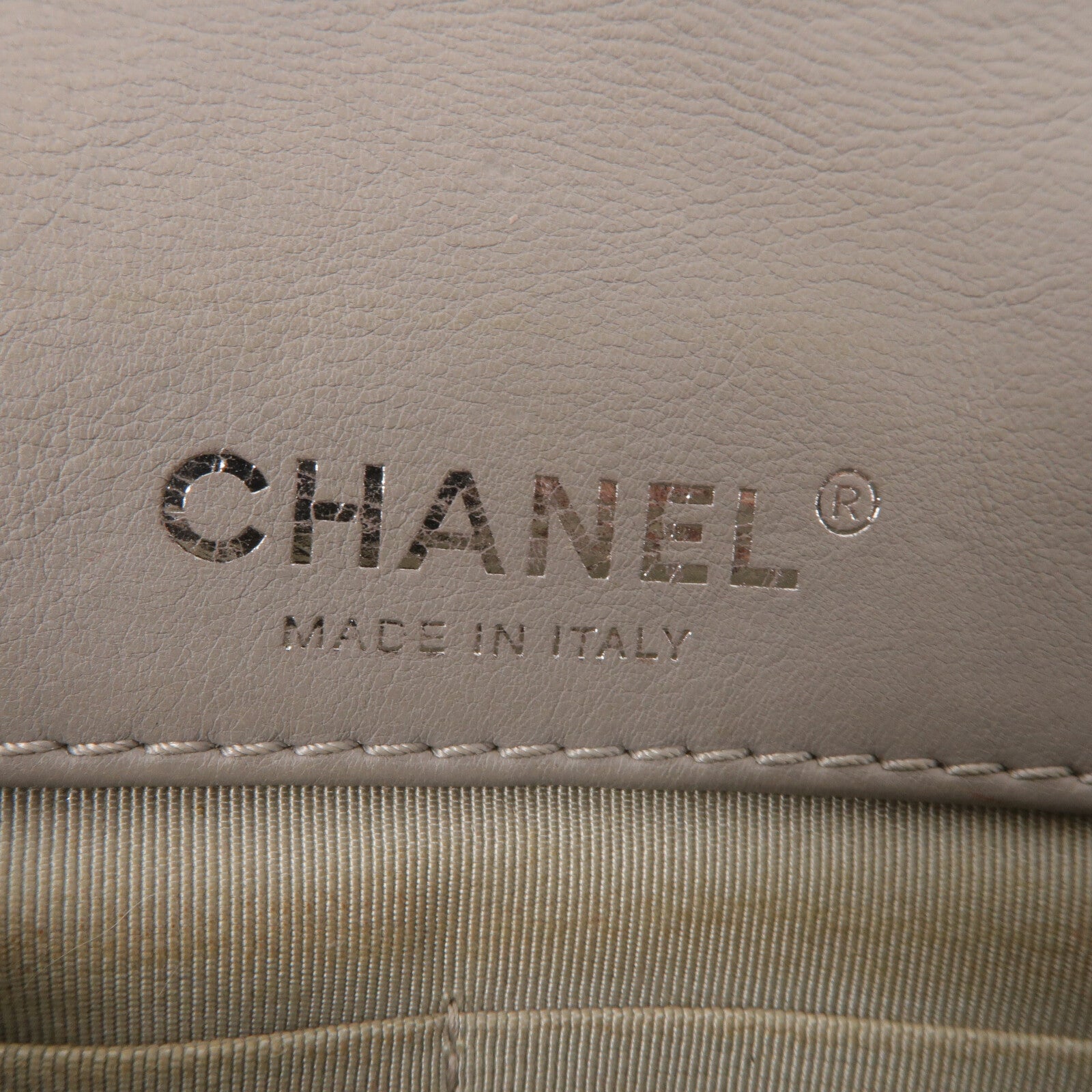 CHANEL 羊皮皮革Boy Woc鏈帶肩背袋