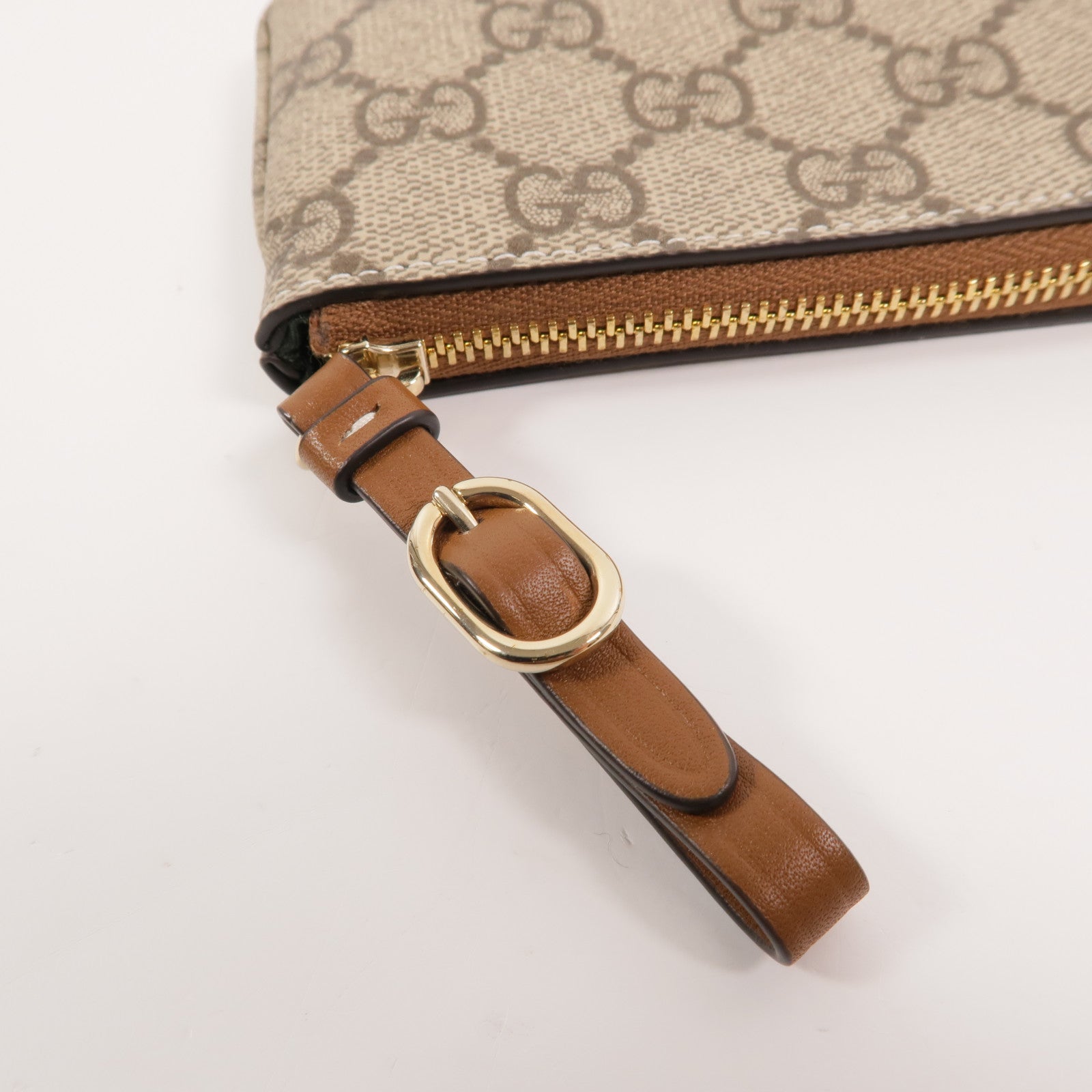 GUCCI 塗層帆布GG Emblem Key&Coin Case零錢包