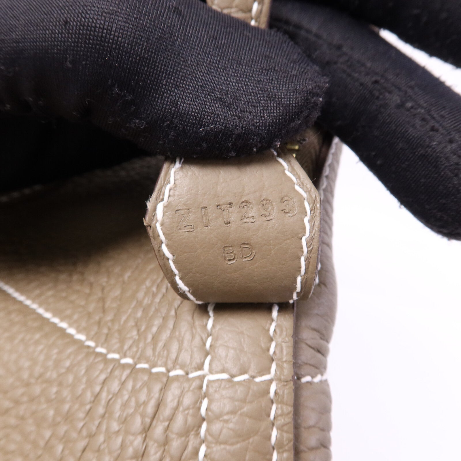 HERMES Clemence皮革Bolide 31金扣手挽肩背兩用袋Etoupe