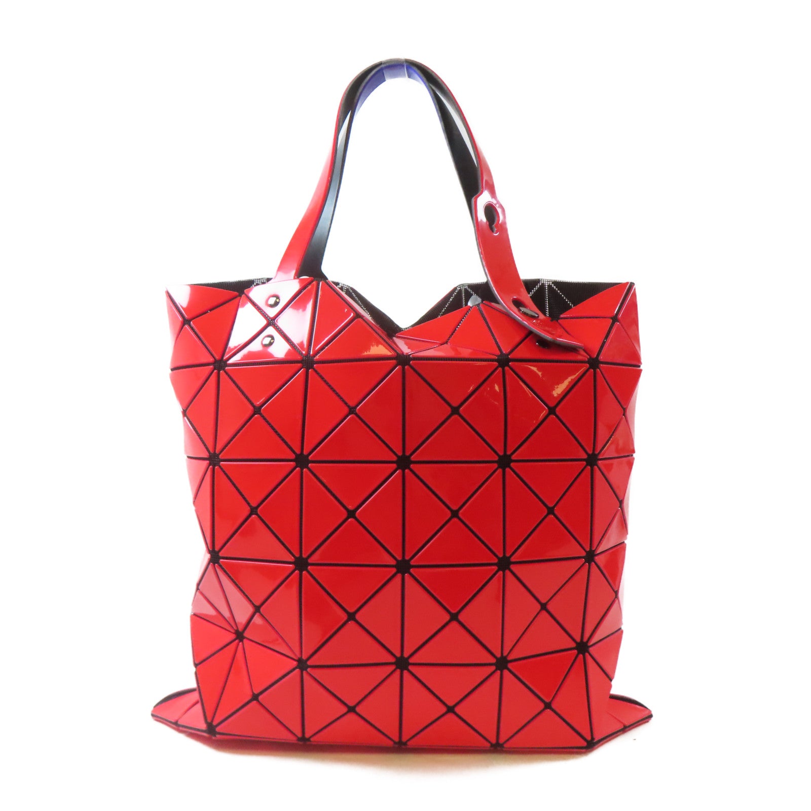 BAOBAO ISSEYMIYAKE PVC Shoulder Bag手挽袋紅色/紫色