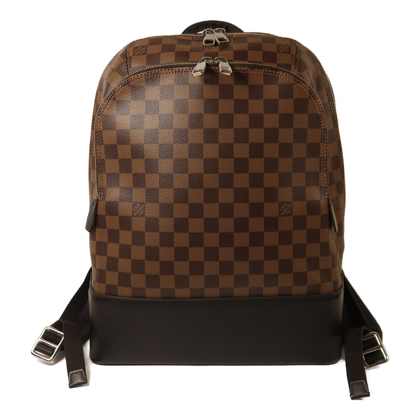 LOUIS VUITTON Damier Ebene Jake Backpack銀扣背包