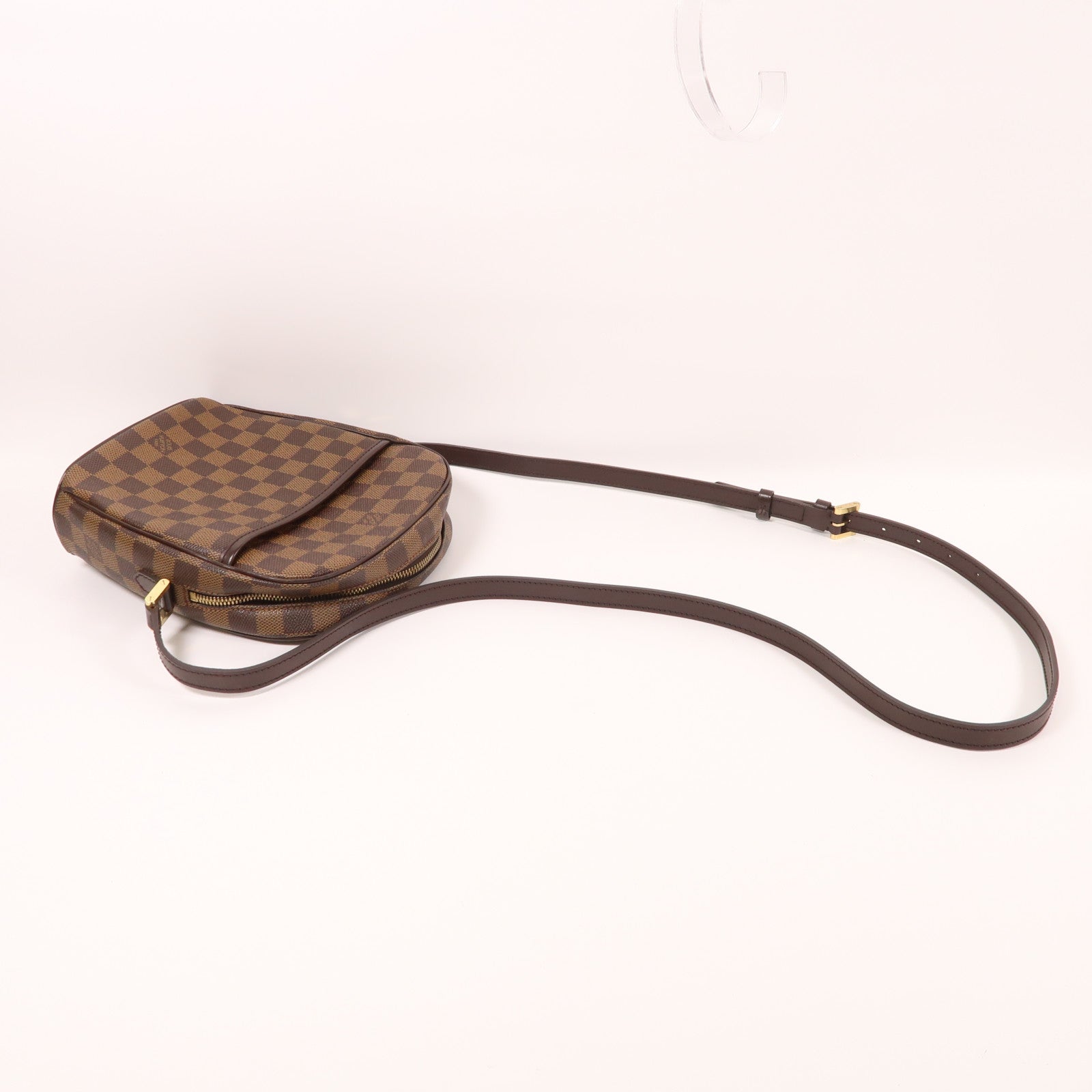 LOUIS VUITTON Damier Ipanema PM金扣肩背袋