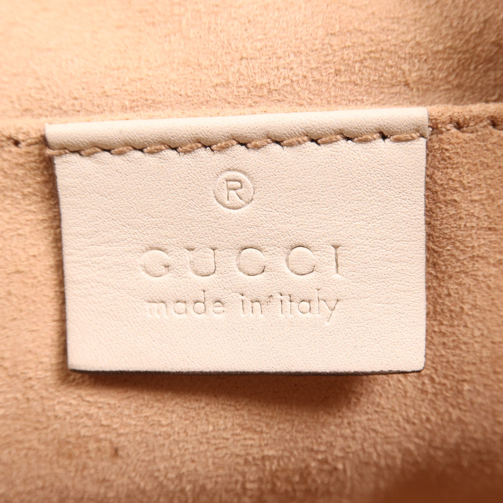 GUCCI 牛皮皮革GG Marmont金扣肩背袋