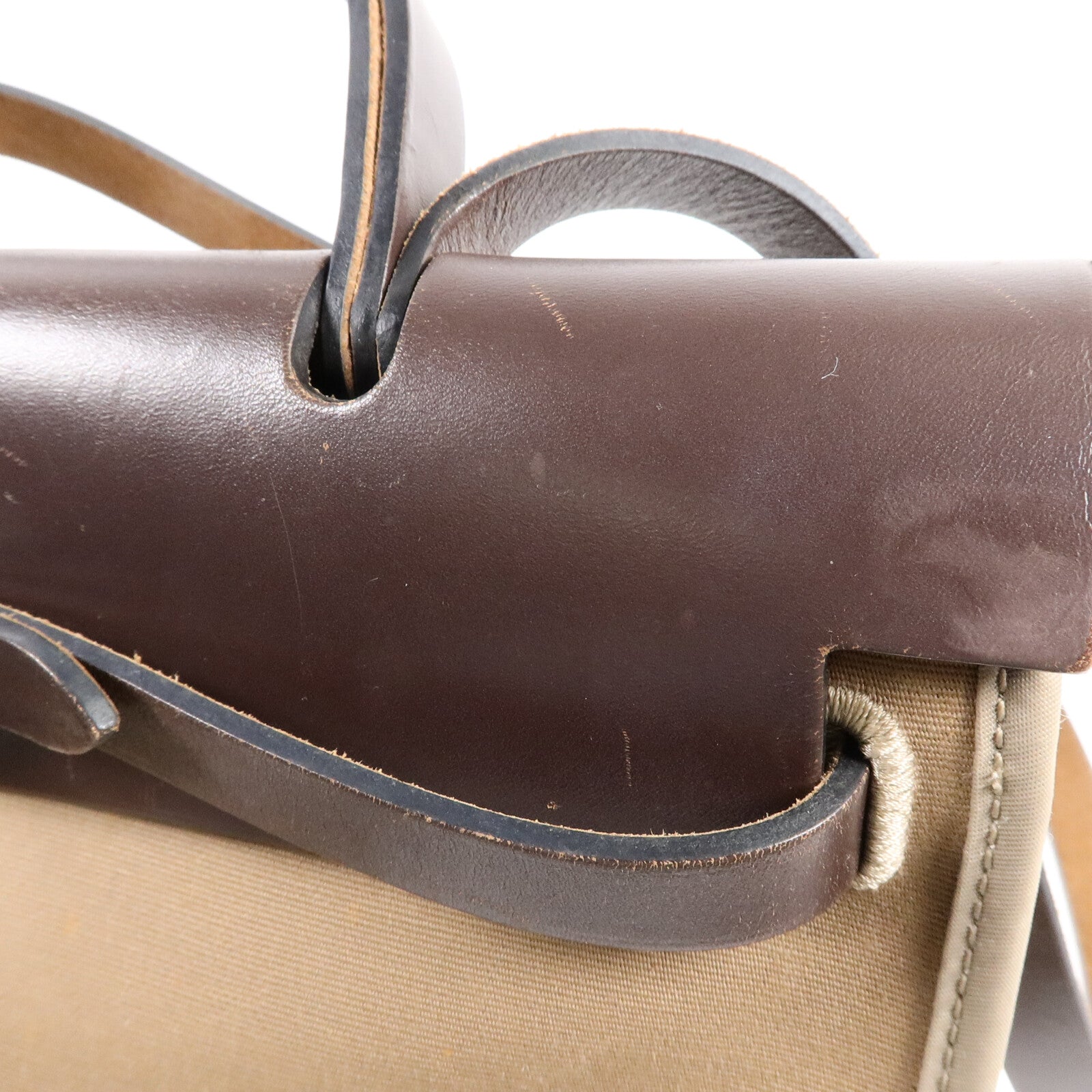 HERMES 帆布Herbag PM手挽肩背兩用袋