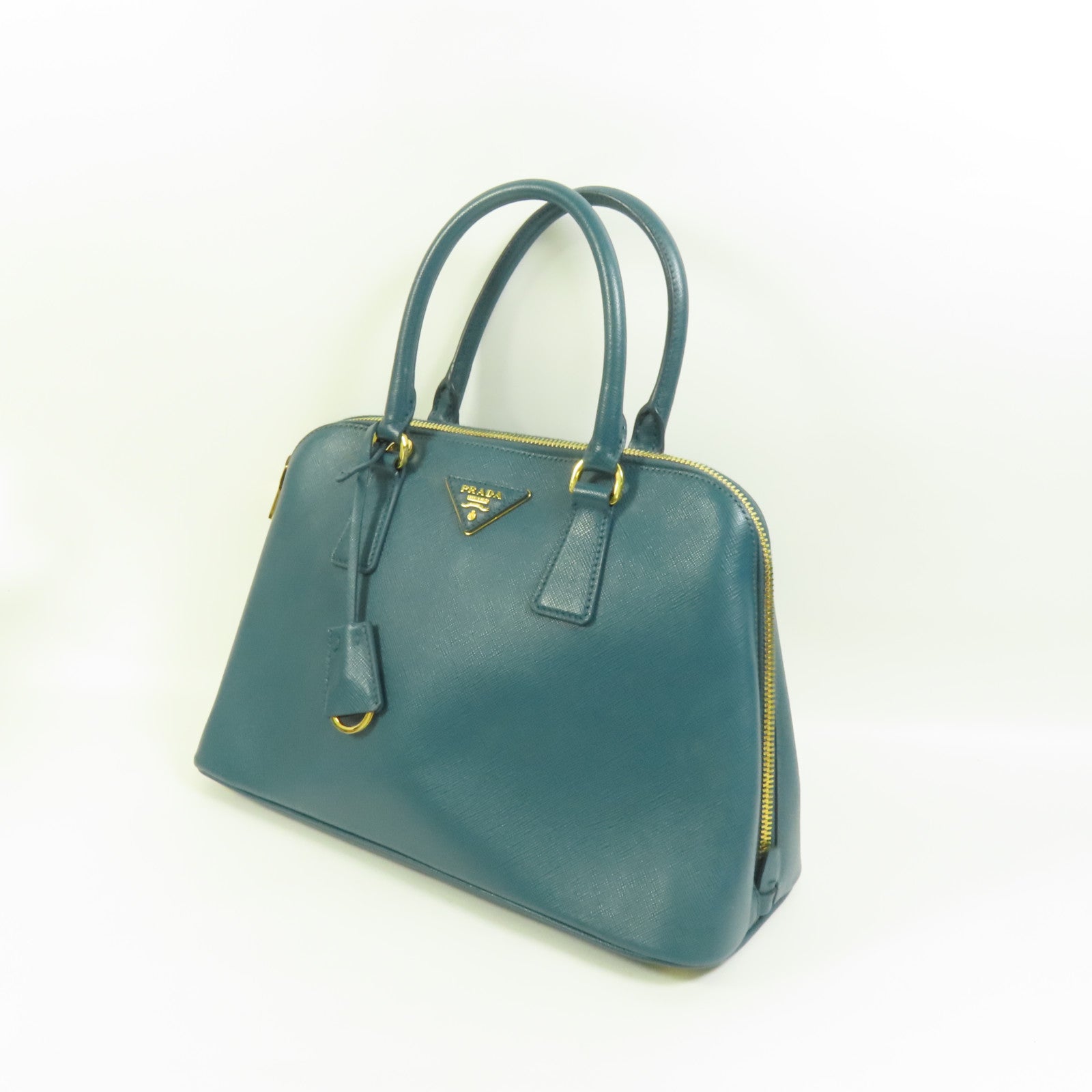 PRADA Saffiano皮革Promenade Medium金扣手挽肩背兩用袋