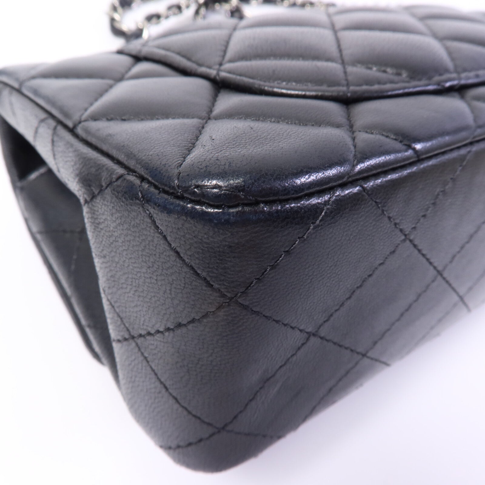 CHANEL 羊皮皮革Mini Classic 20鏈帶肩背袋