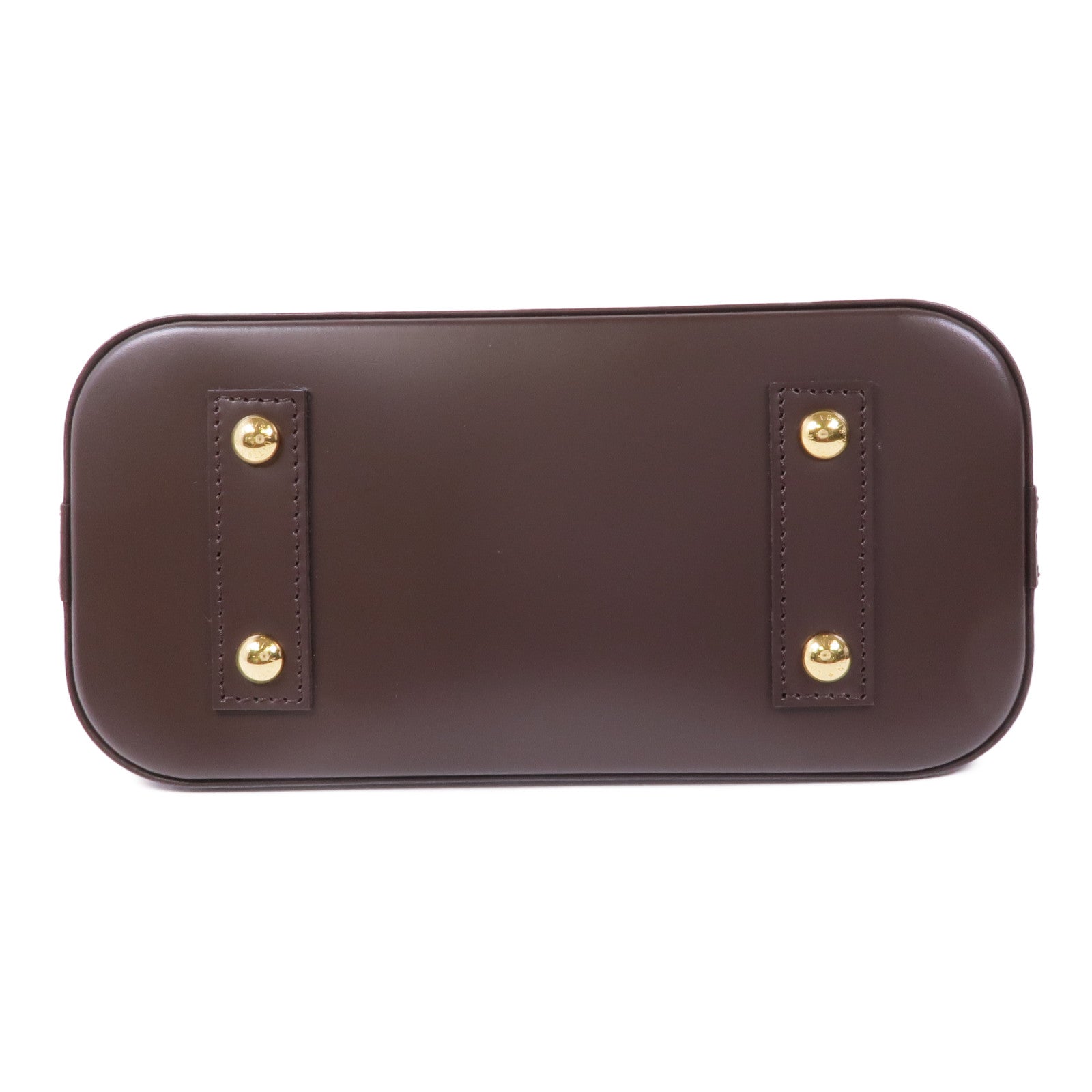 LOUIS VUITTON Damier Alma BB金扣手挽肩背兩用袋棕色