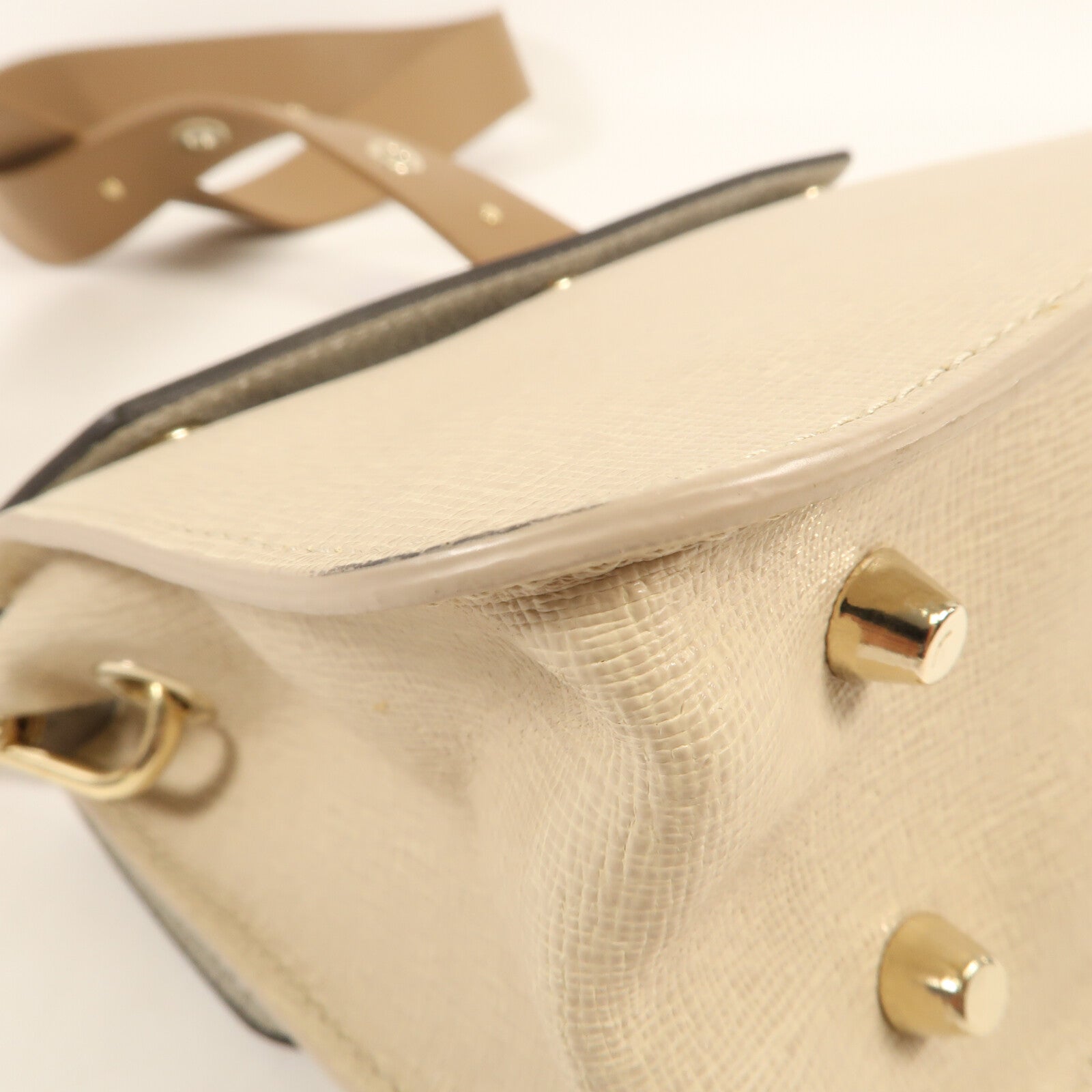 Furla 牛皮皮革Chain Bag金扣肩背袋