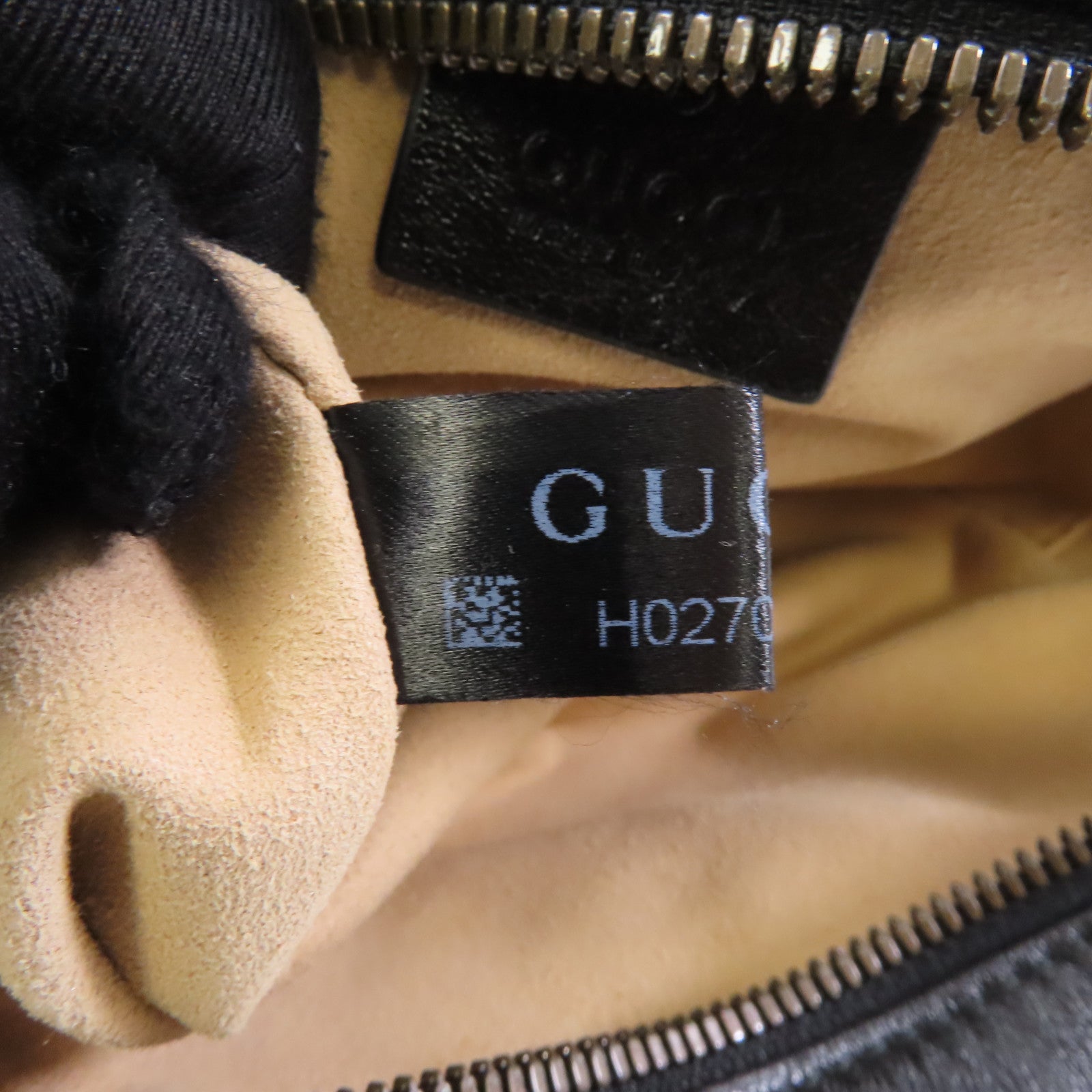 GUCCI 牛皮皮革GG Marmont Round Shoulder Bag金扣鏈帶肩背袋黑色