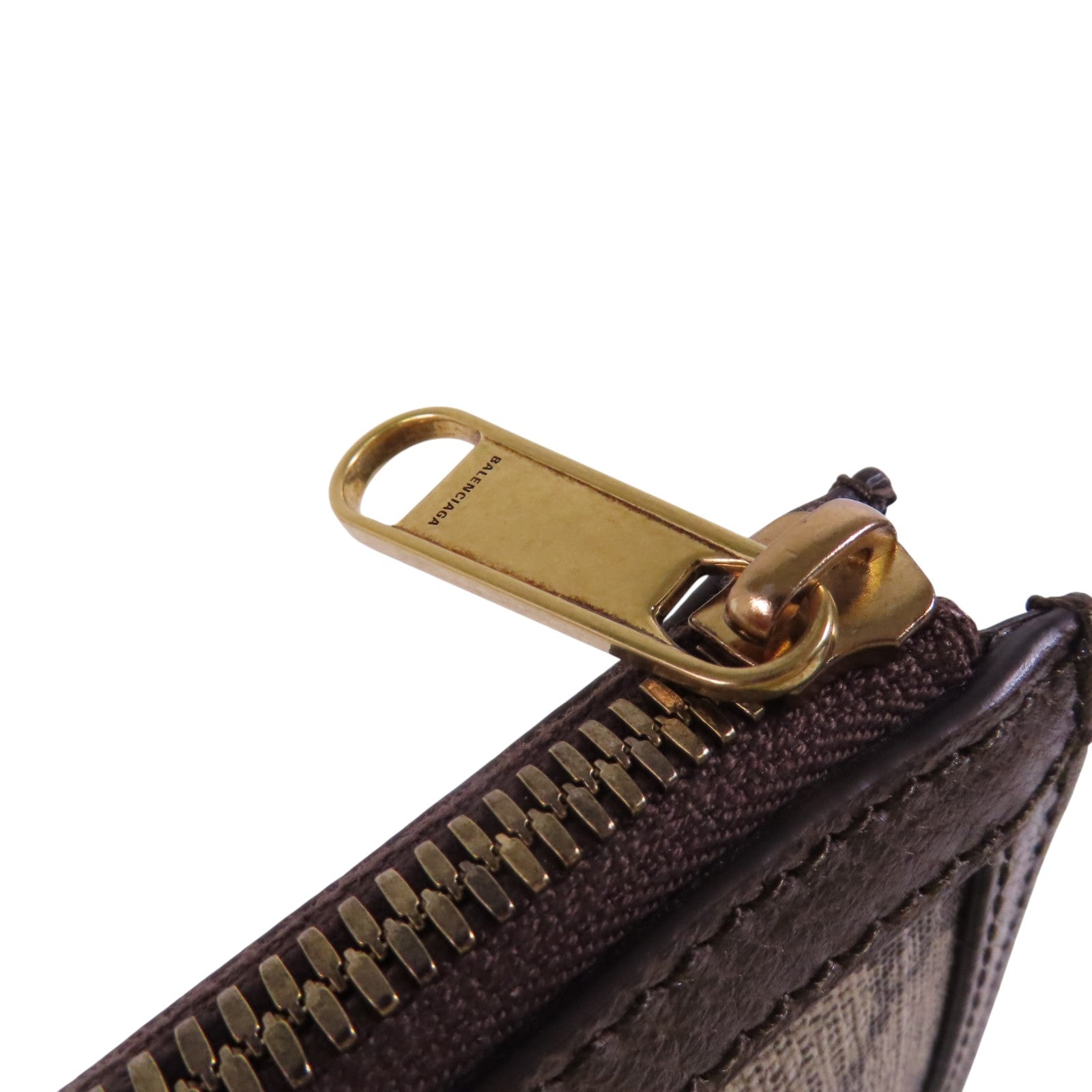 BALENCIAGA 塗層帆布GuccixBalenciaga金扣手拿包