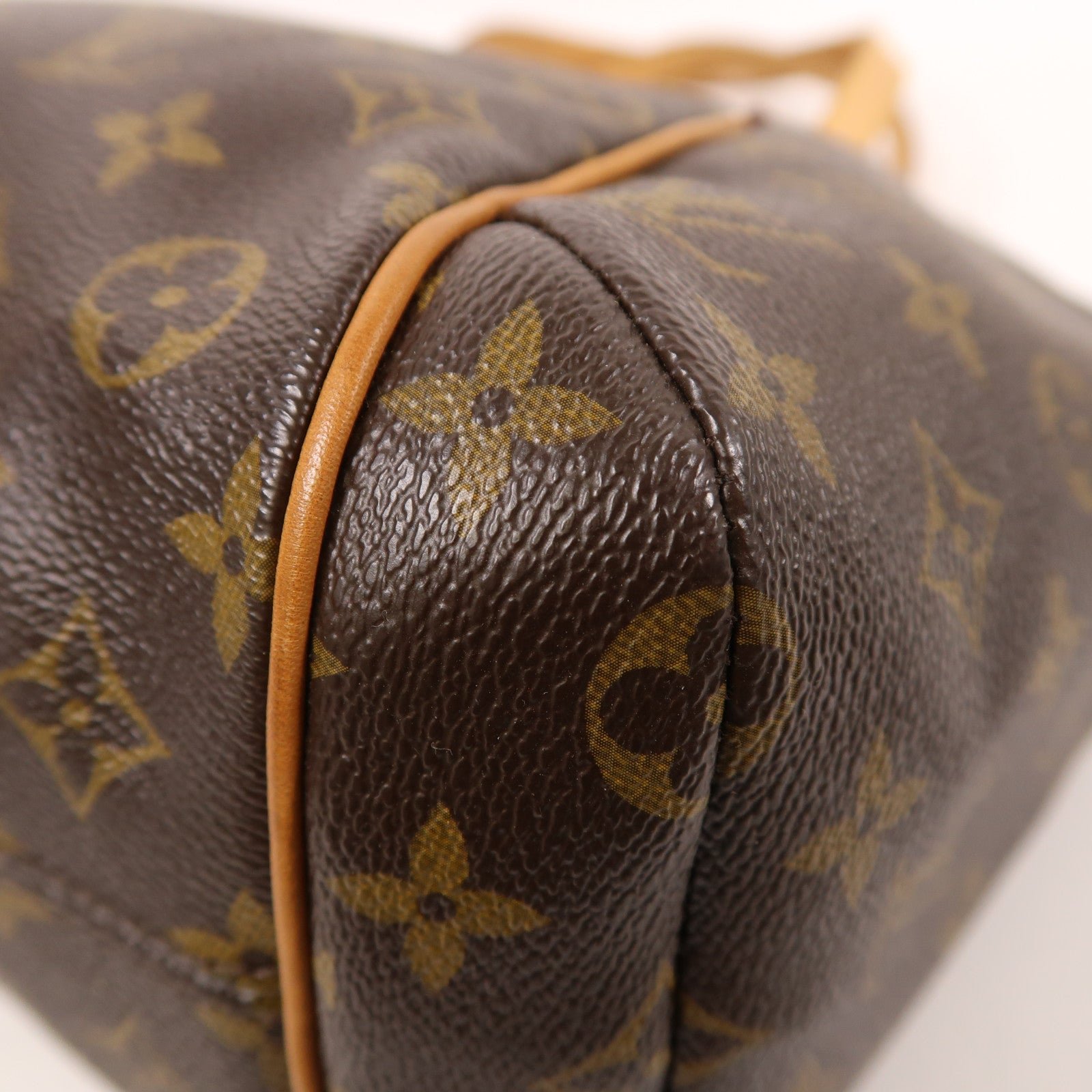 LOUIS VUITTON Monogram Totally PM金扣肩背袋/手挽袋棕色