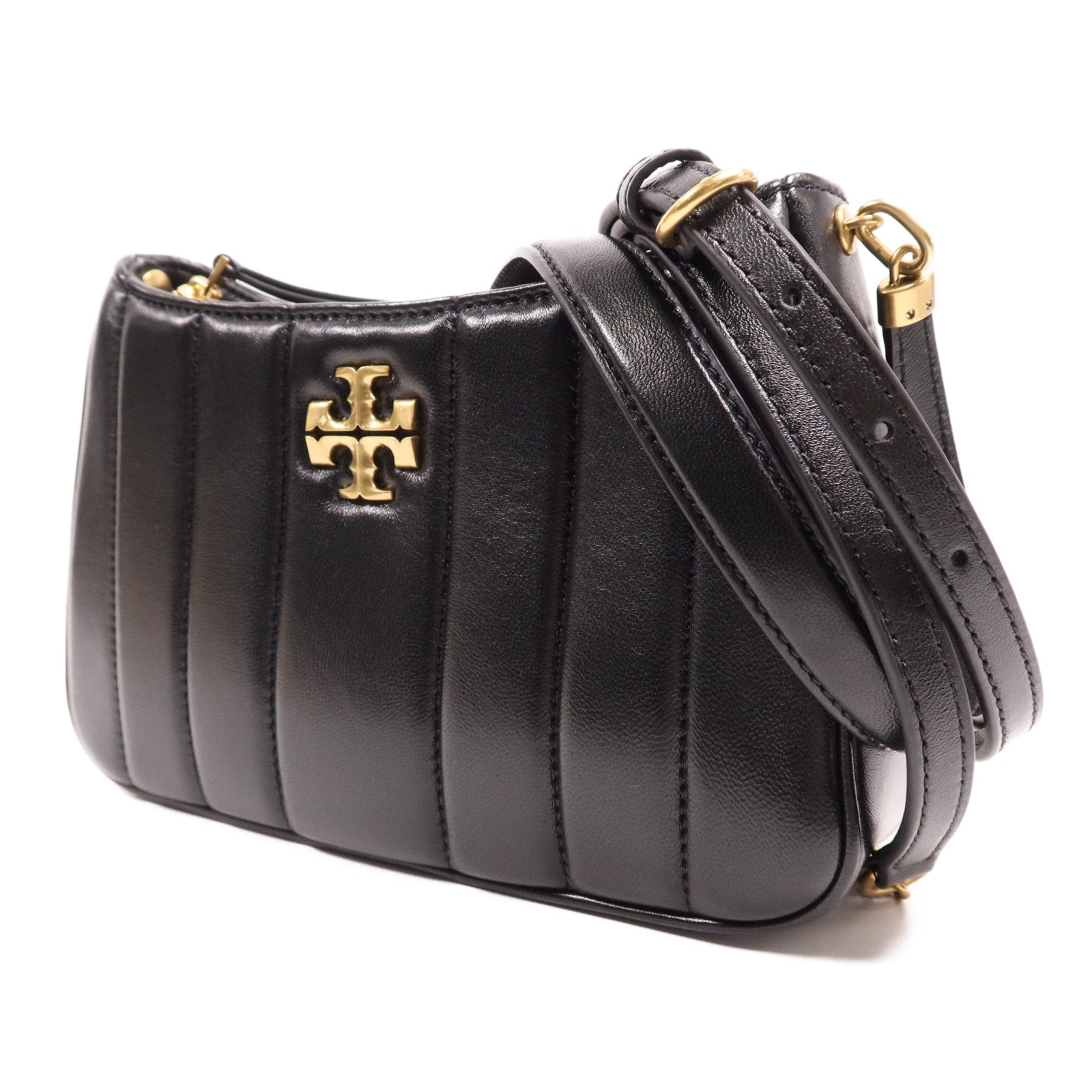 Tory Burch 羊皮皮革Shoulder Bag金扣手挽肩背兩用袋