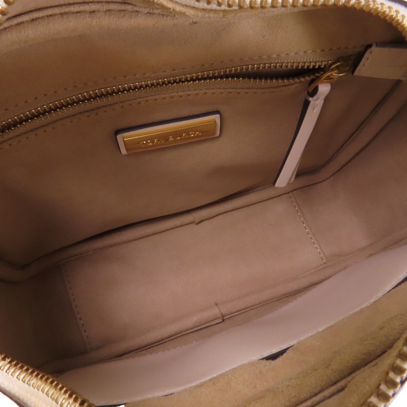 Tory Burch 牛皮皮革2Way Shoulder Bag金扣手挽肩背兩用袋